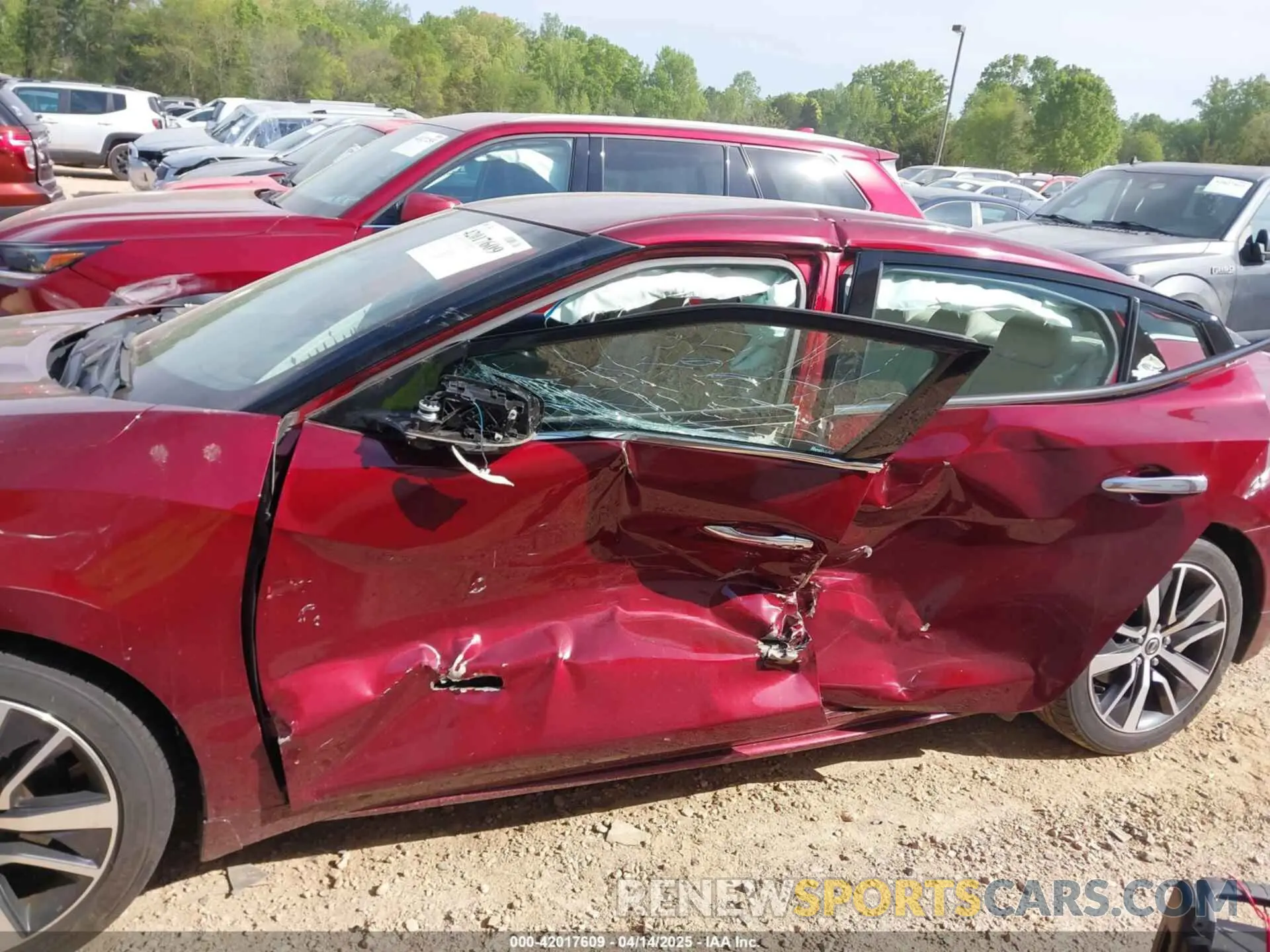 6 Photograph of a damaged car 1N4AA6CV2LC375702 NISSAN MAXIMA 2020