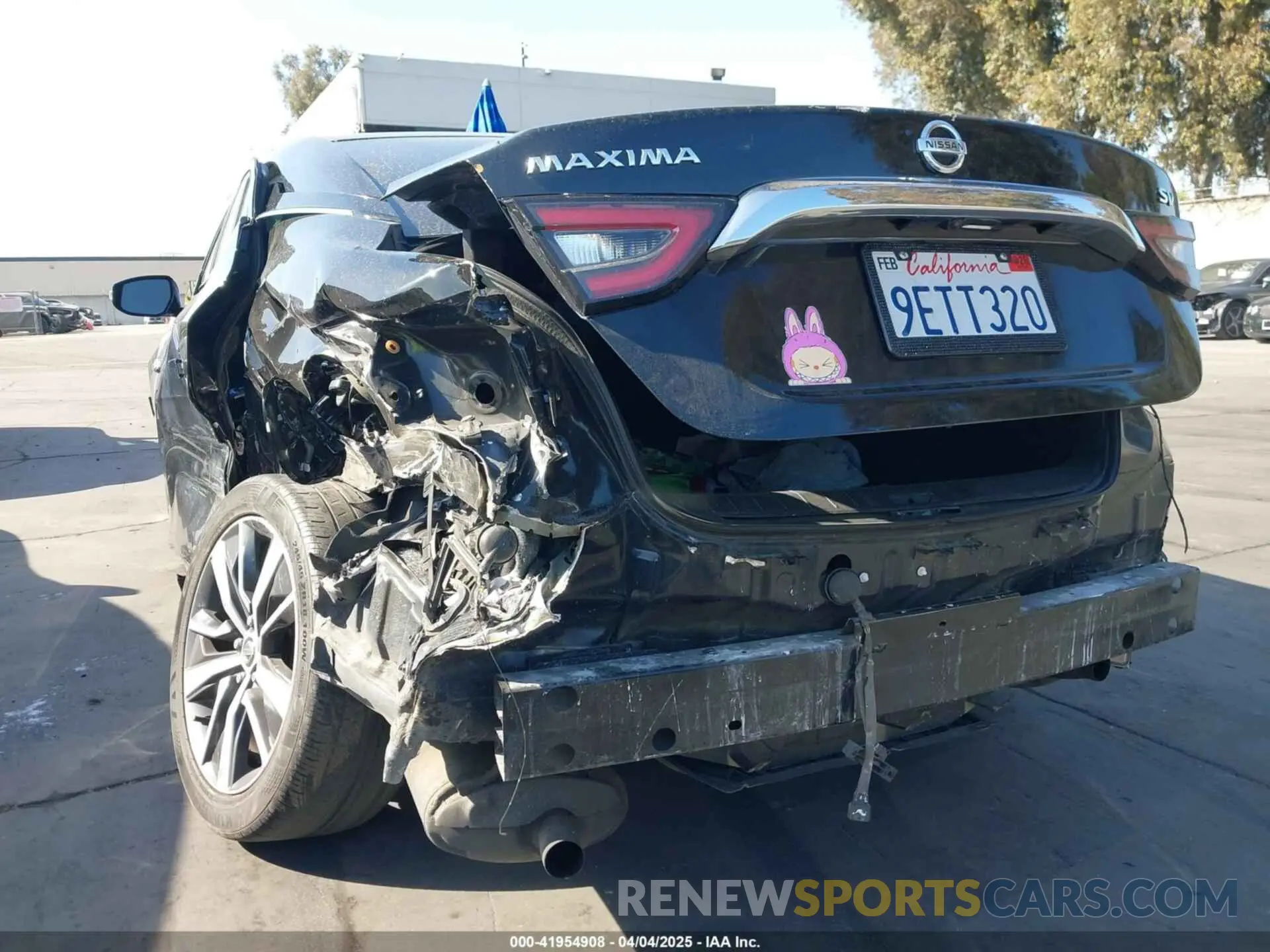 20 Photograph of a damaged car 1N4AA6CV3LC374574 NISSAN MAXIMA 2020