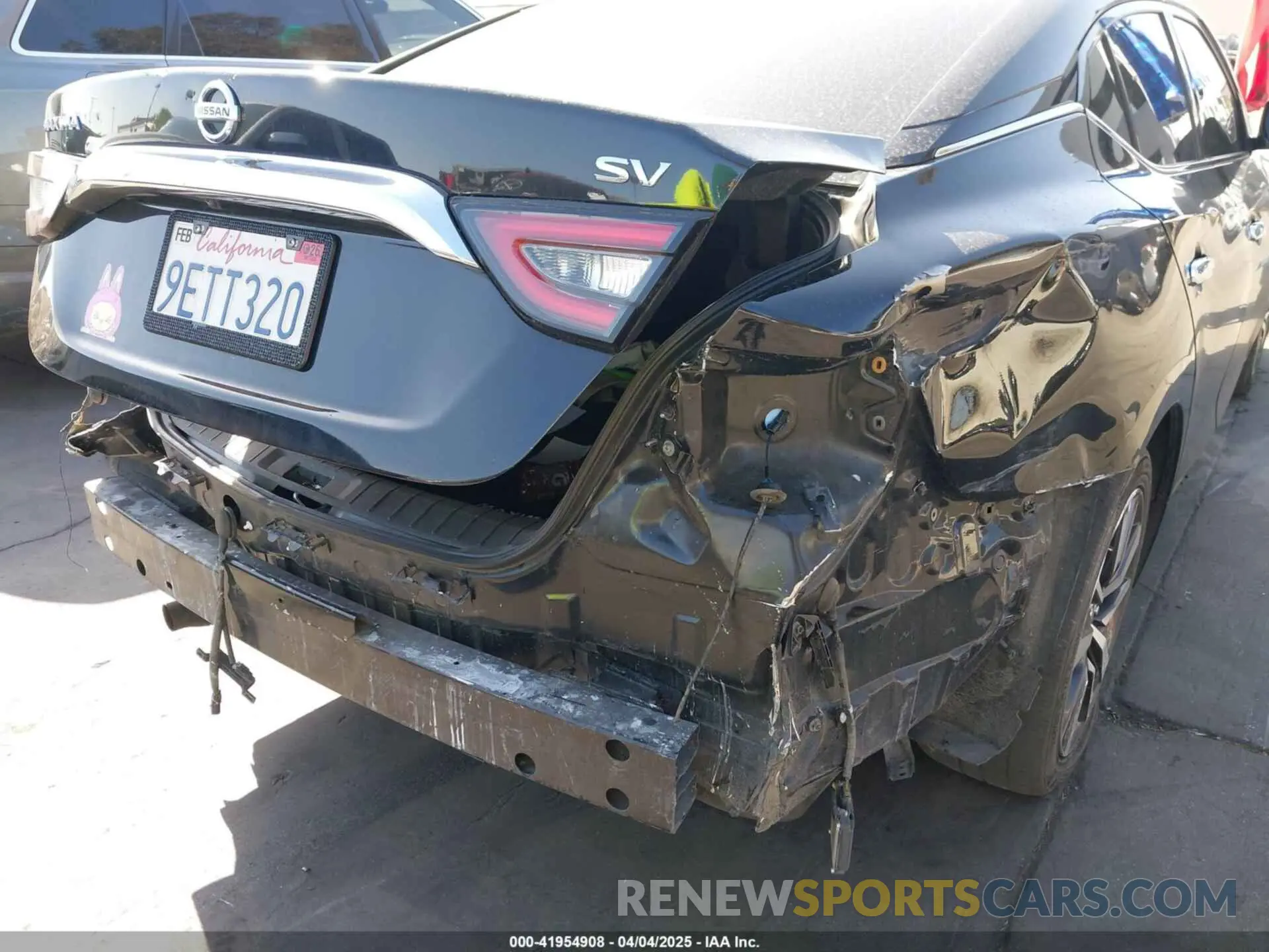 21 Photograph of a damaged car 1N4AA6CV3LC374574 NISSAN MAXIMA 2020