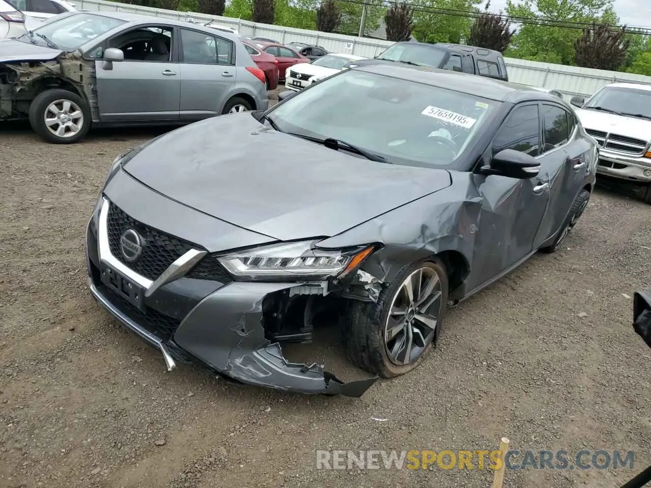 1 Photograph of a damaged car 1N4AA6CV5LC362023 NISSAN MAXIMA 2020
