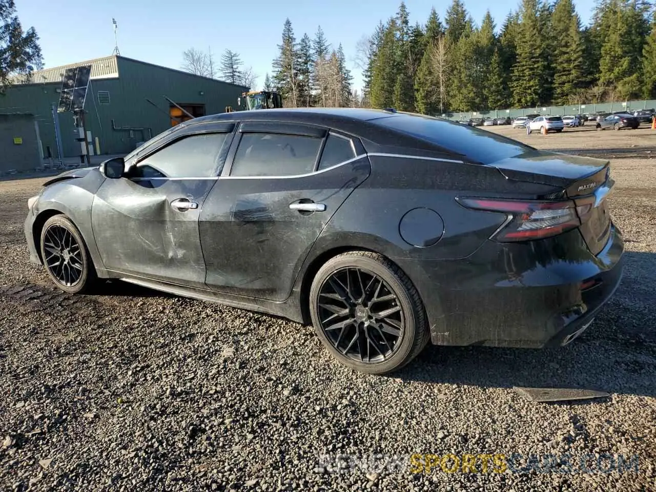 2 Photograph of a damaged car 1N4AA6CV5LC368095 NISSAN MAXIMA 2020