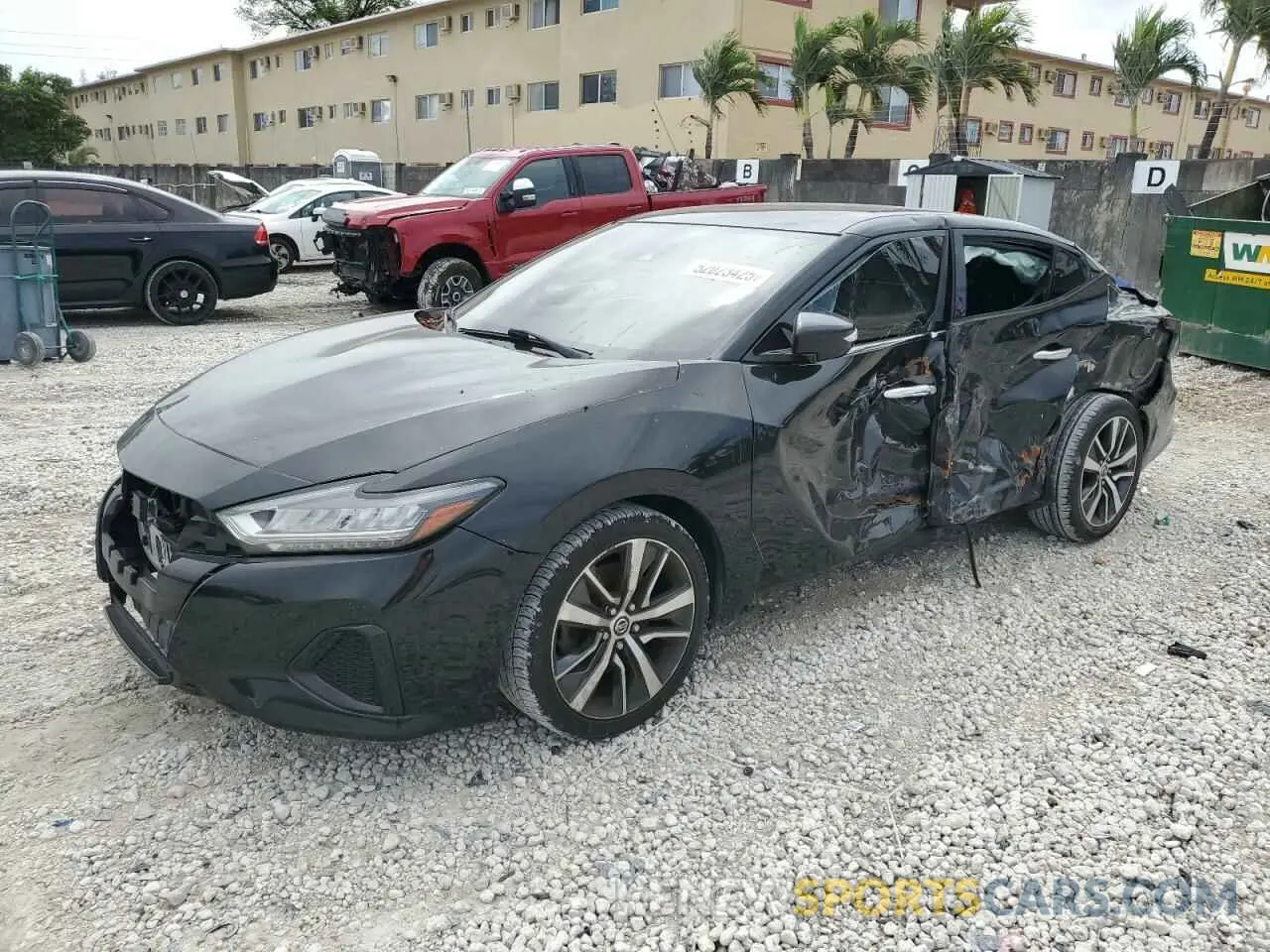 1 Photograph of a damaged car 1N4AA6CV5LC369263 NISSAN MAXIMA 2020