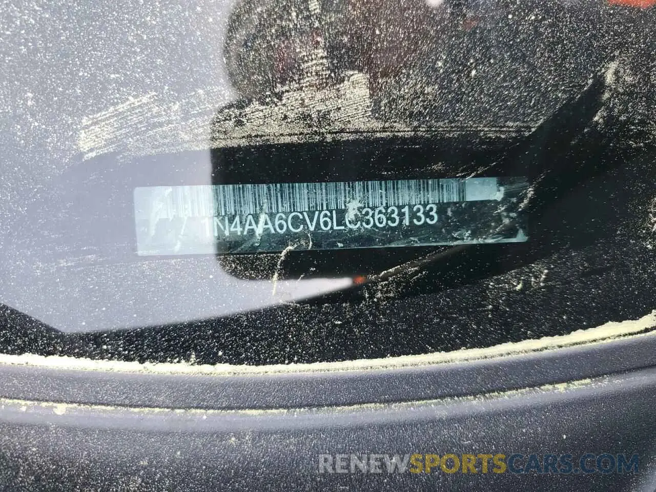 12 Photograph of a damaged car 1N4AA6CV6LC363133 NISSAN MAXIMA 2020