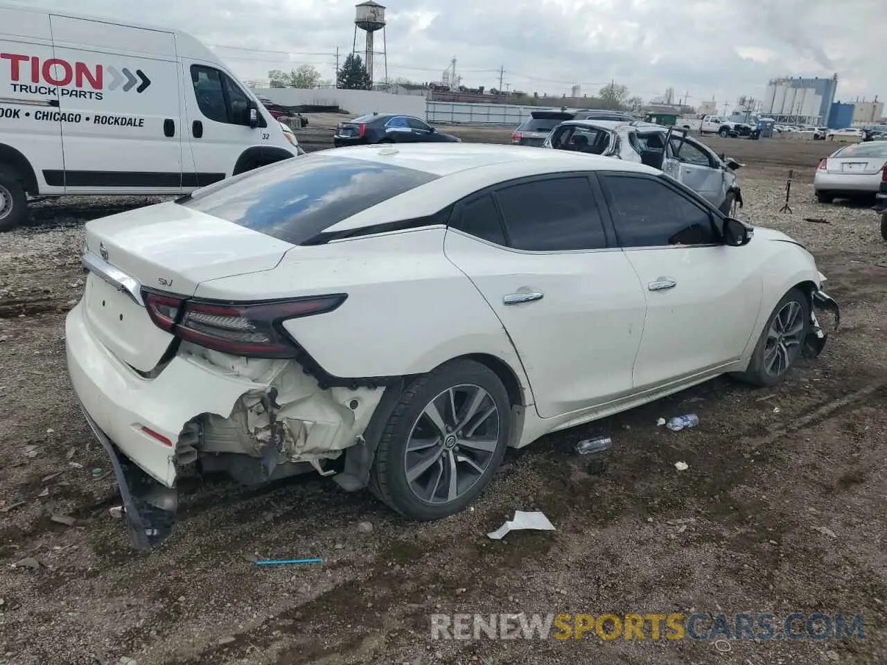 3 Photograph of a damaged car 1N4AA6CV6LC376495 NISSAN MAXIMA 2020