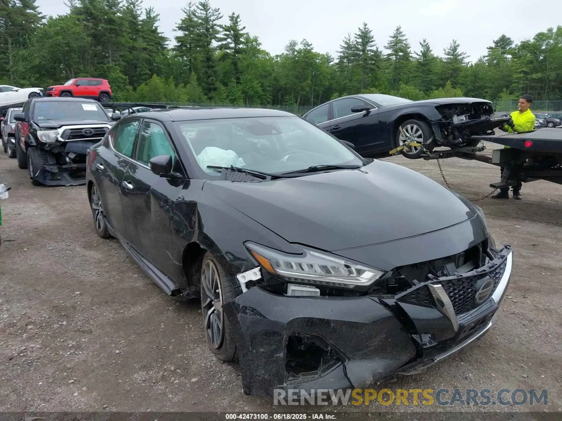 1 Photograph of a damaged car 1N4AA6CV7LC369538 NISSAN MAXIMA 2020