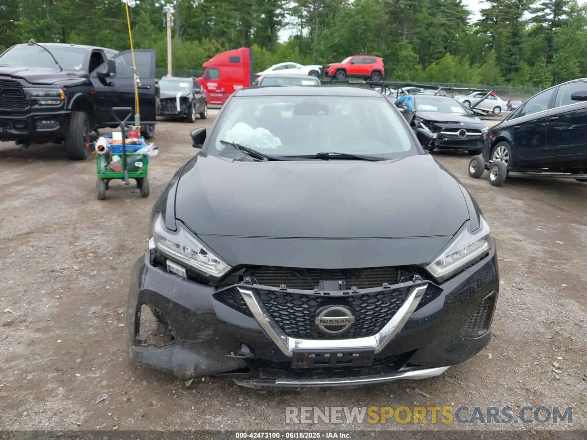 13 Photograph of a damaged car 1N4AA6CV7LC369538 NISSAN MAXIMA 2020