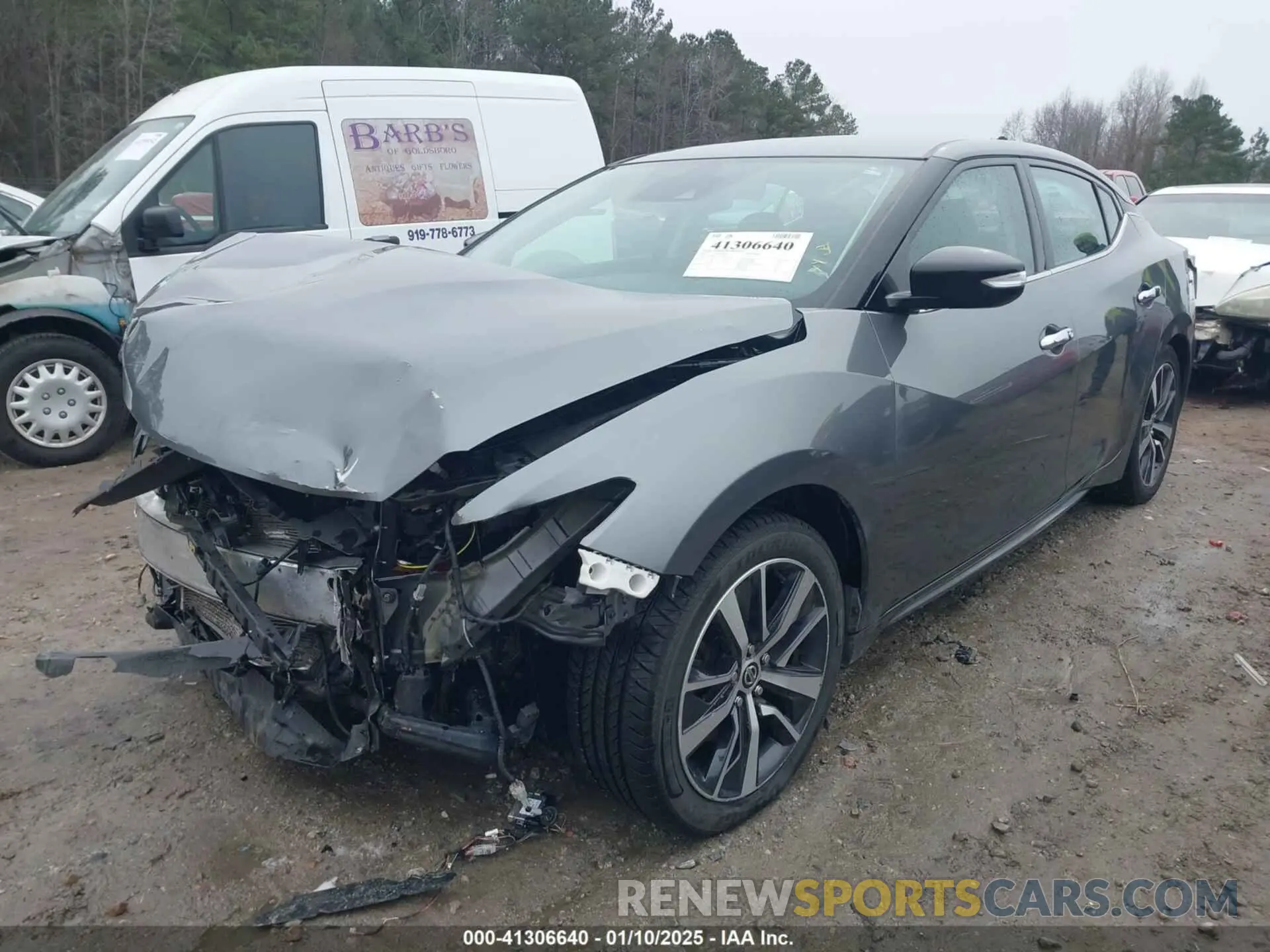 2 Photograph of a damaged car 1N4AA6CV7LC380622 NISSAN MAXIMA 2020