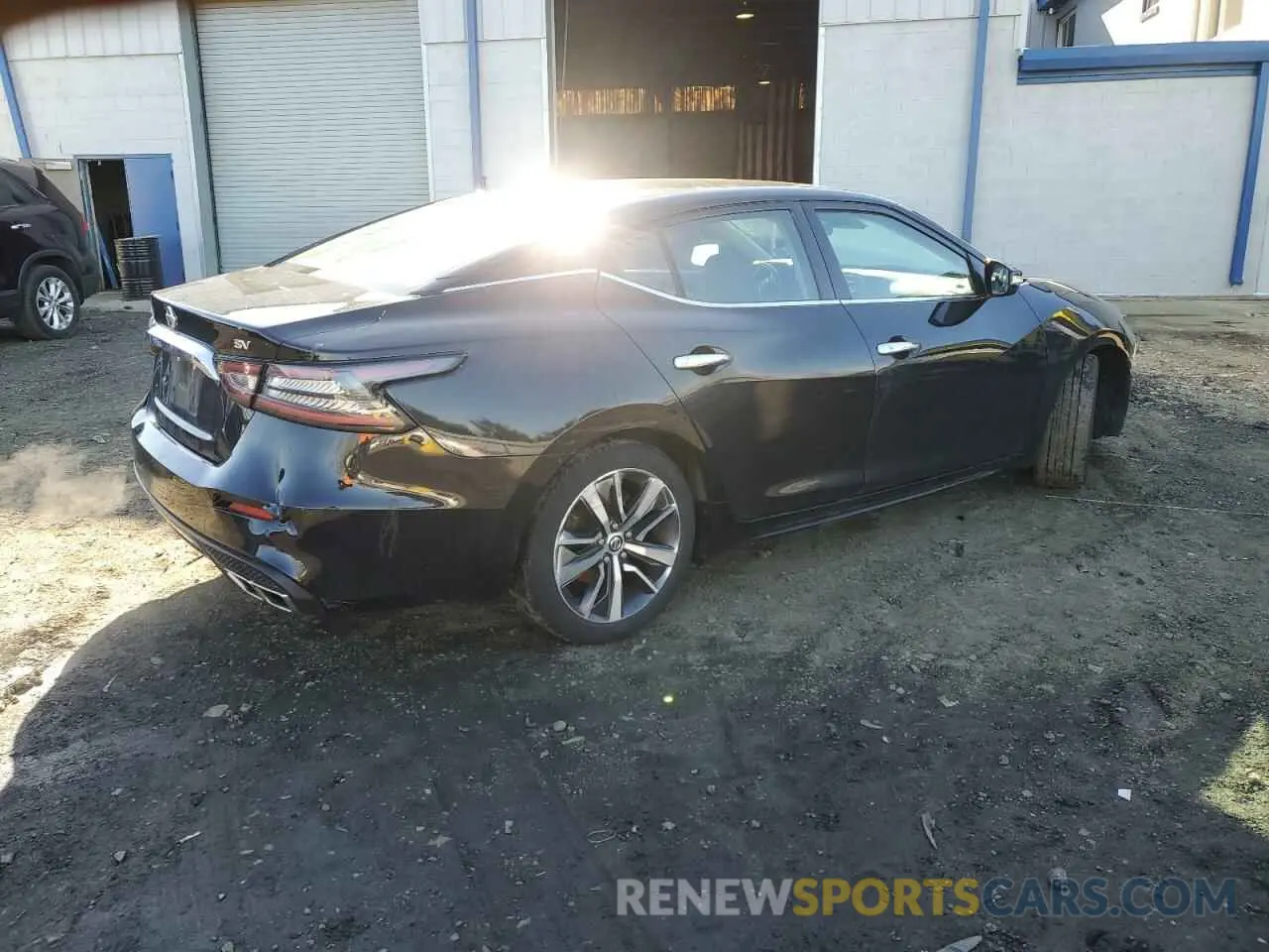 3 Photograph of a damaged car 1N4AA6CV8LC372304 NISSAN MAXIMA 2020