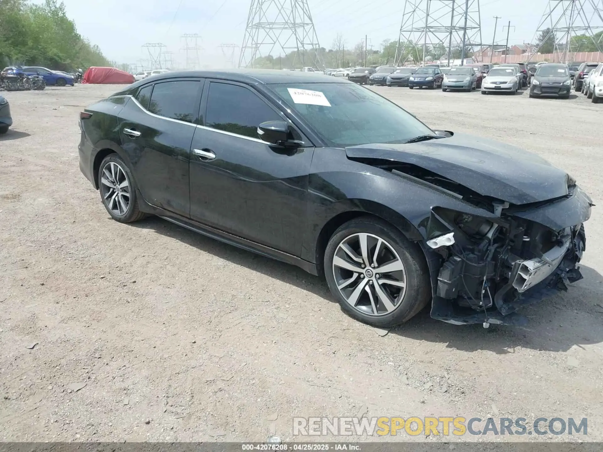 1 Photograph of a damaged car 1N4AA6CV9LC363529 NISSAN MAXIMA 2020