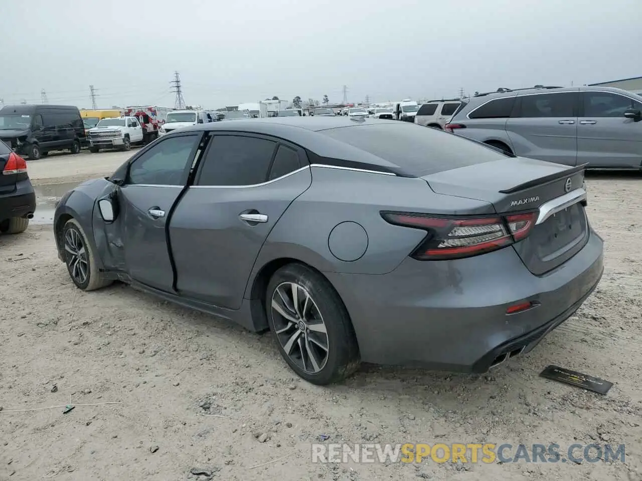 2 Photograph of a damaged car 1N4AA6CVXLC360557 NISSAN MAXIMA 2020