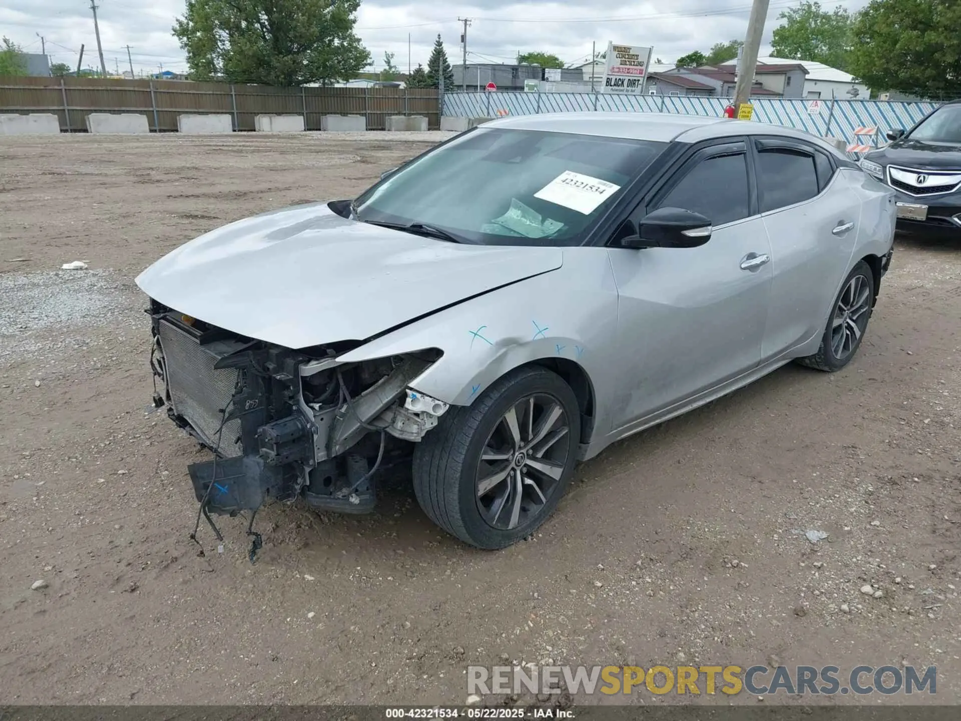 2 Photograph of a damaged car 1N4AA6CVXLC370392 NISSAN MAXIMA 2020