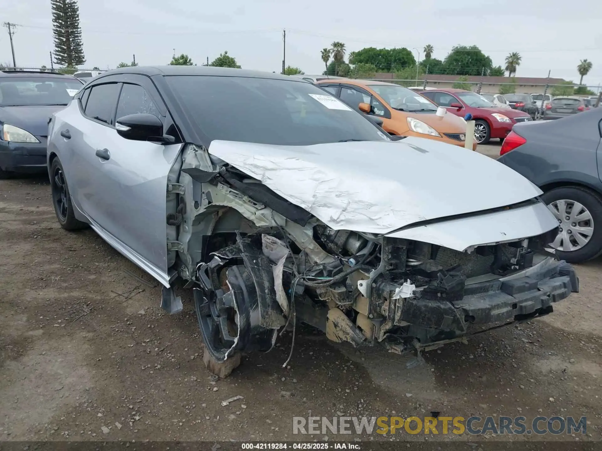 1 Photograph of a damaged car 1N4AA6CVXLC378511 NISSAN MAXIMA 2020