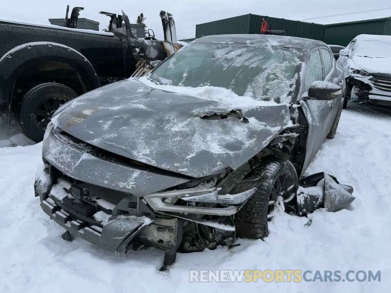1 Photograph of a damaged car 1N4AA6DV1LC380260 NISSAN MAXIMA 2020