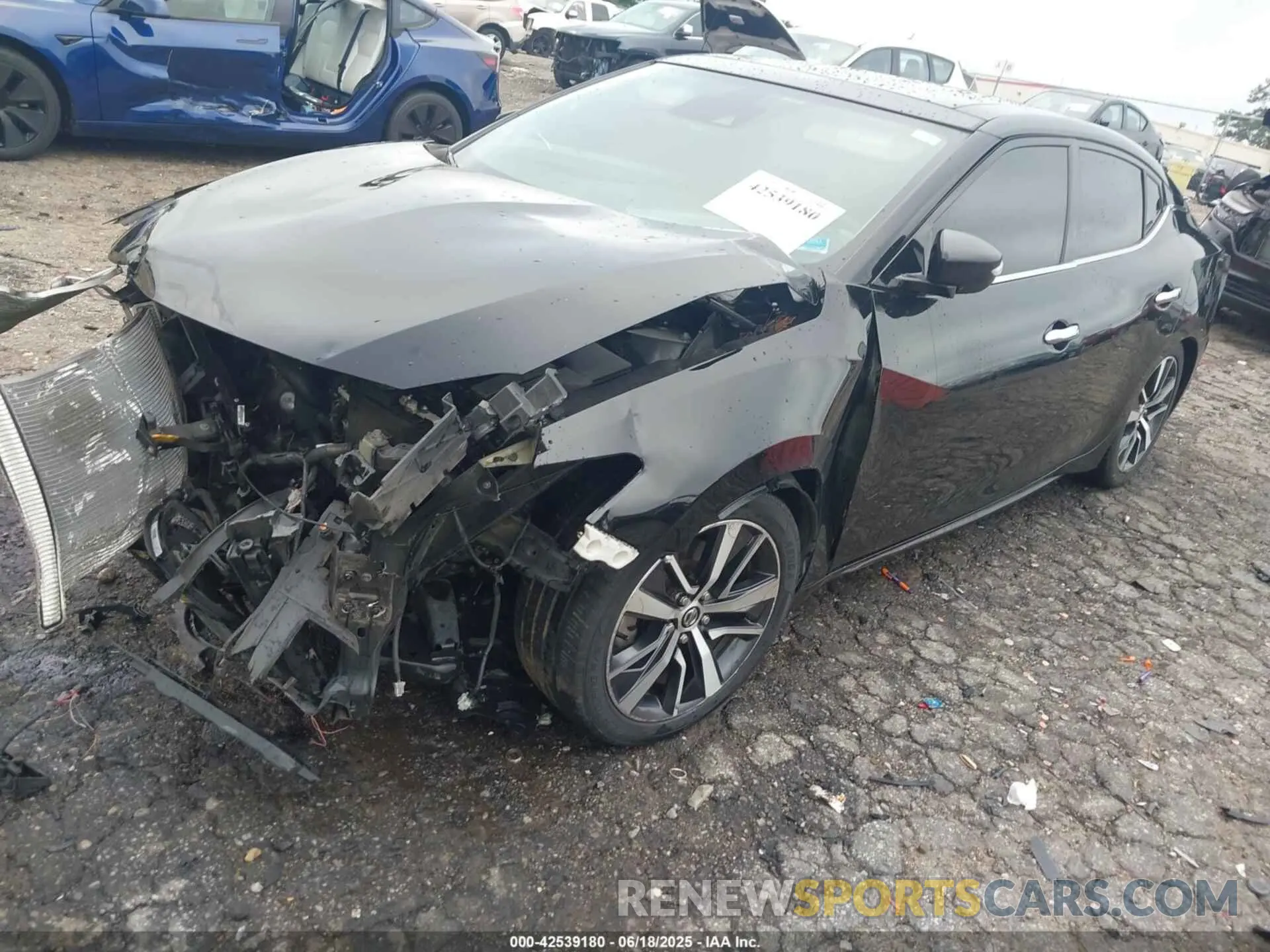 2 Photograph of a damaged car 1N4AA6DV4LC372394 NISSAN MAXIMA 2020