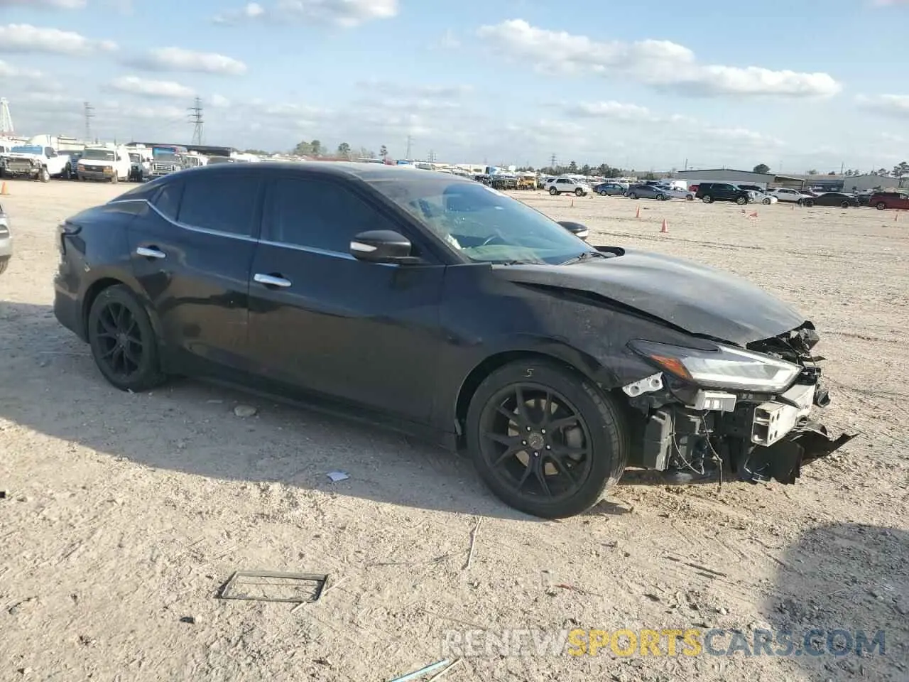 4 Photograph of a damaged car 1N4AA6DV4LC373559 NISSAN MAXIMA 2020