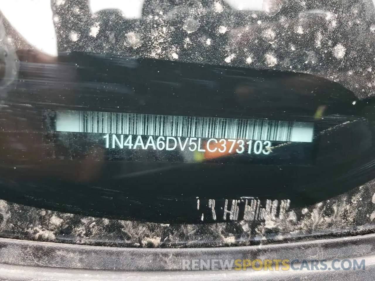 14 Photograph of a damaged car 1N4AA6DV5LC373103 NISSAN MAXIMA 2020