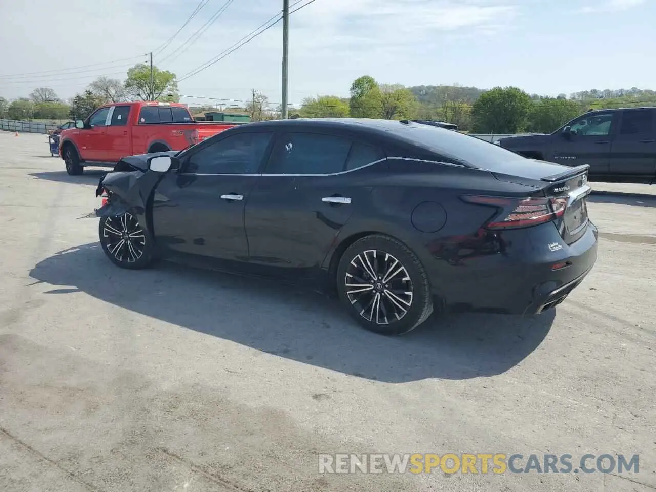 2 Photograph of a damaged car 1N4AA6DV5LC375370 NISSAN MAXIMA 2020