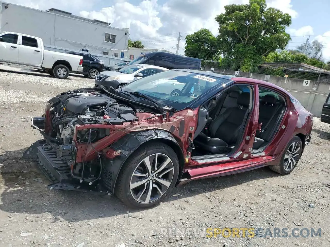 1 Photograph of a damaged car 1N4AA6DVXLC380449 NISSAN MAXIMA 2020