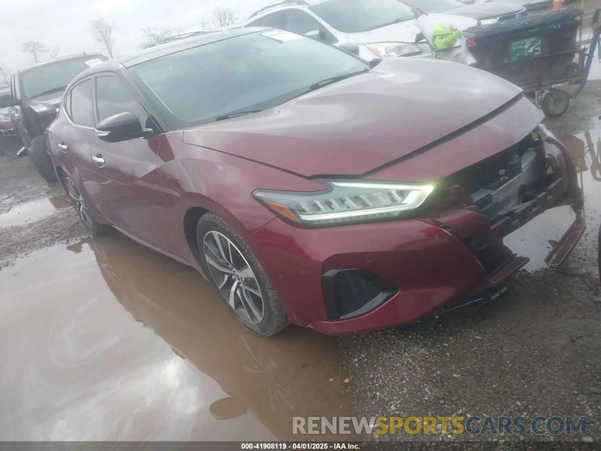 1 Photograph of a damaged car 1N4AA6DVXLC383660 NISSAN MAXIMA 2020