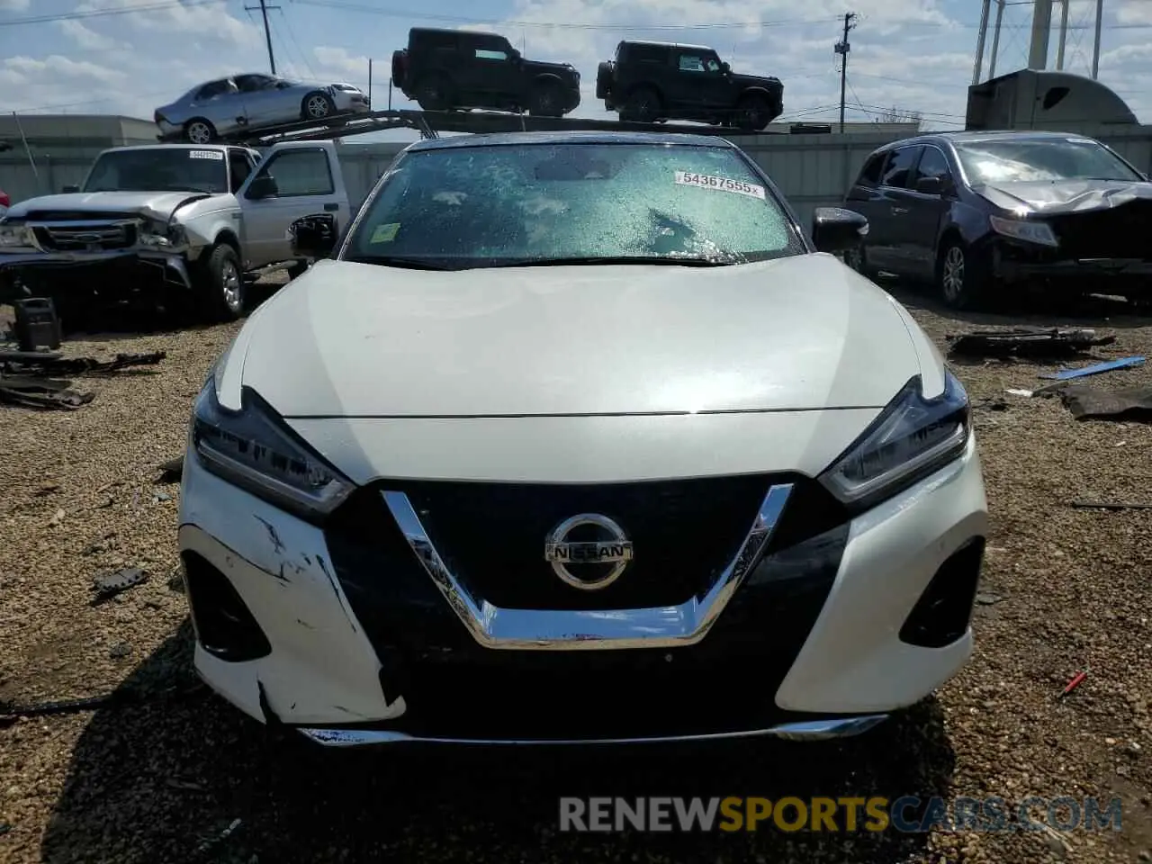 5 Photograph of a damaged car 1N4AA6EV5LC376744 NISSAN MAXIMA 2020