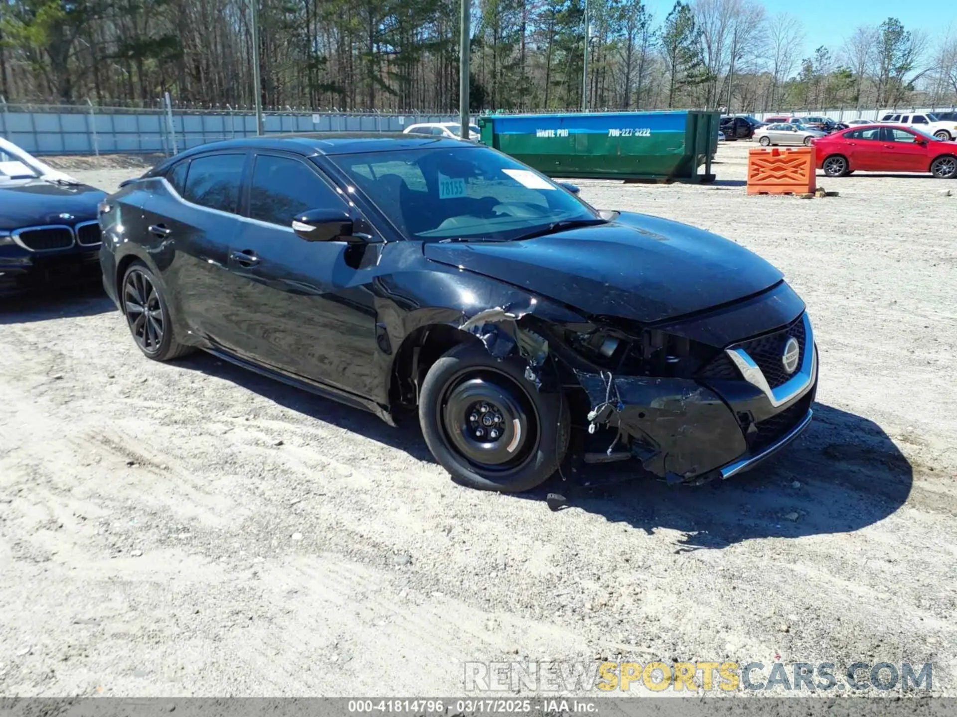 1 Photograph of a damaged car 1N4AA6EV9LC378772 NISSAN MAXIMA 2020