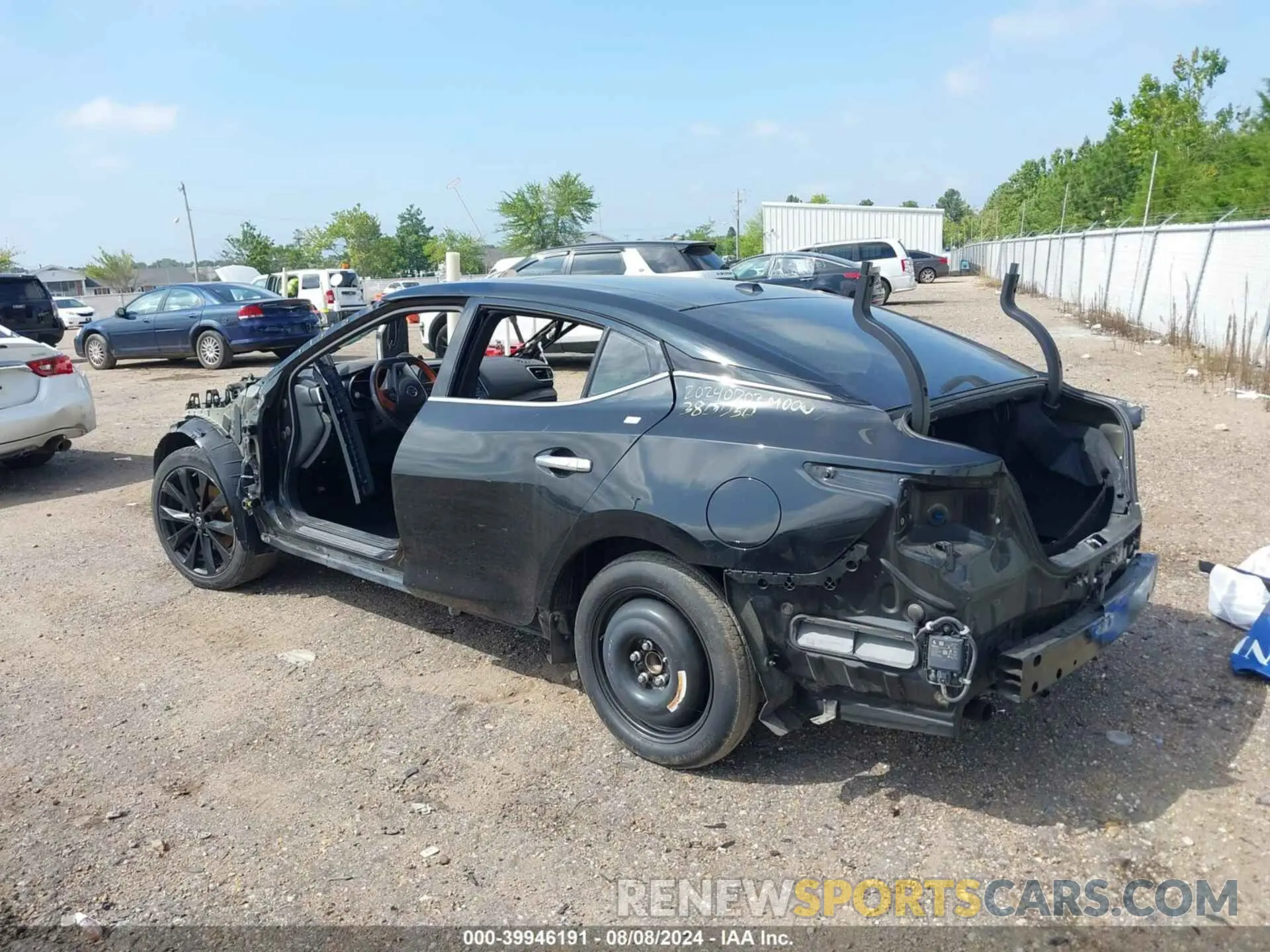 3 Photograph of a damaged car 1N4AA6FV0LC380750 NISSAN MAXIMA 2020