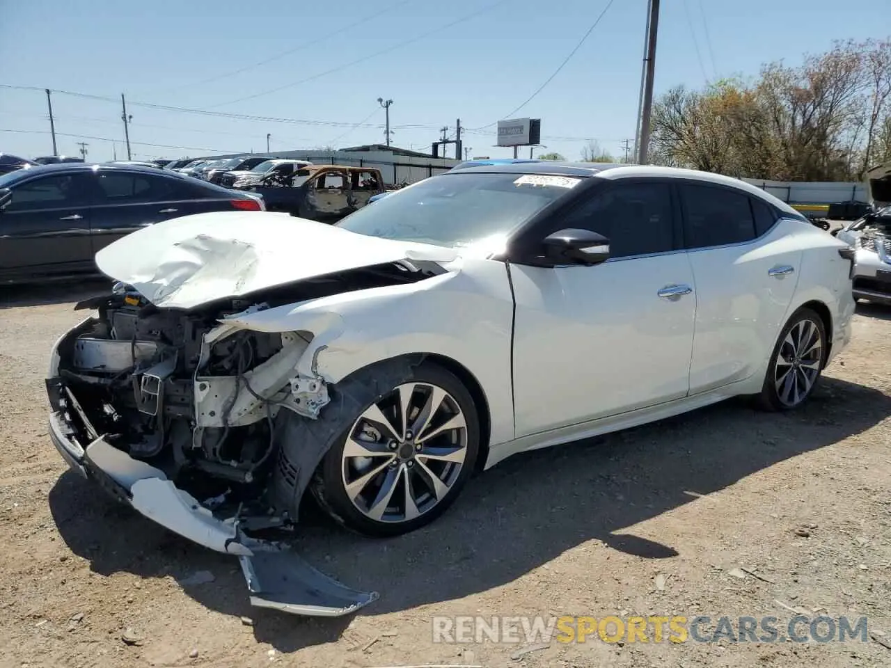 1 Photograph of a damaged car 1N4AA6FV8LC381418 NISSAN MAXIMA 2020