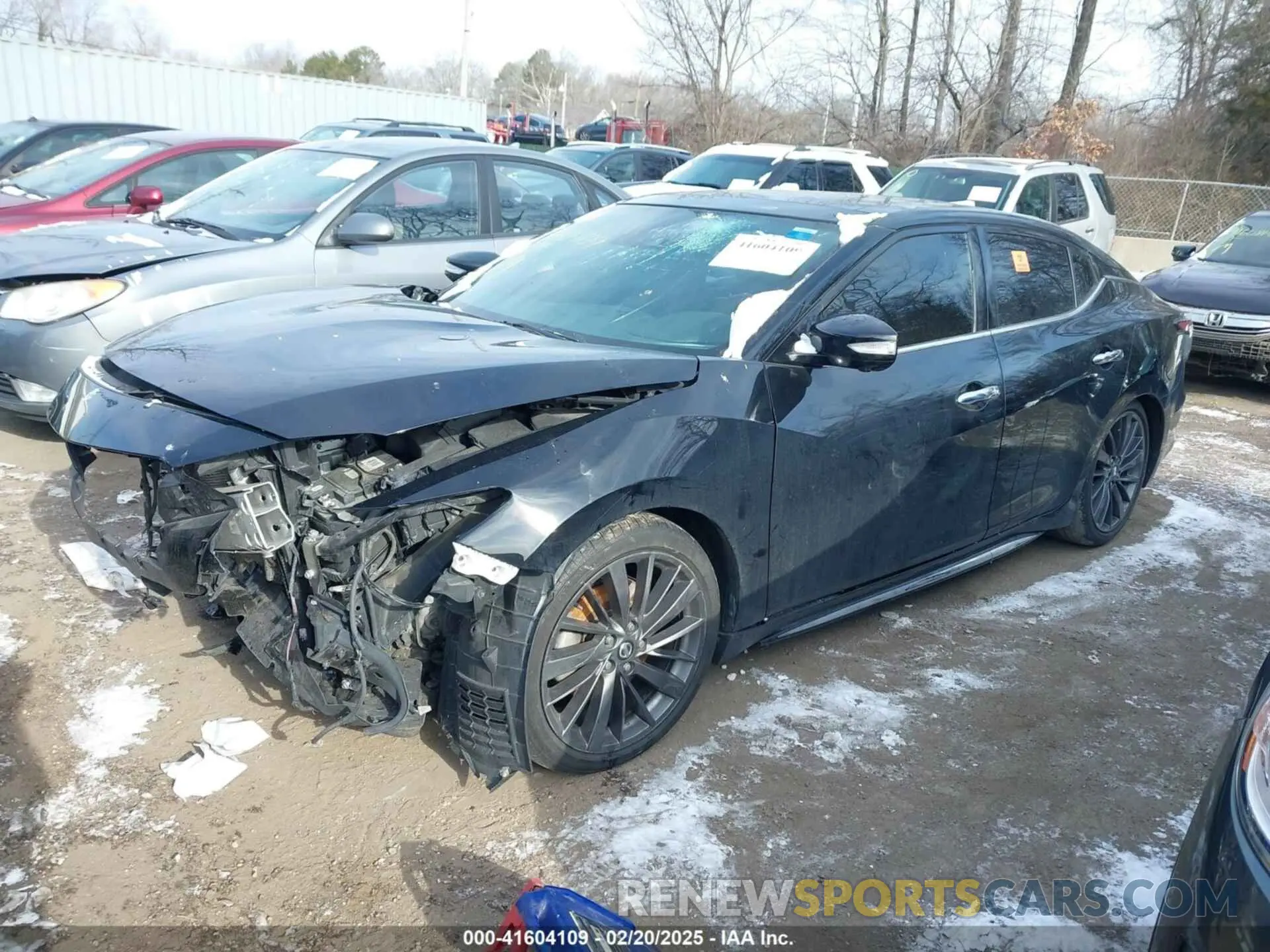 2 Photograph of a damaged car 1N4AA6FVXLC377564 NISSAN MAXIMA 2020