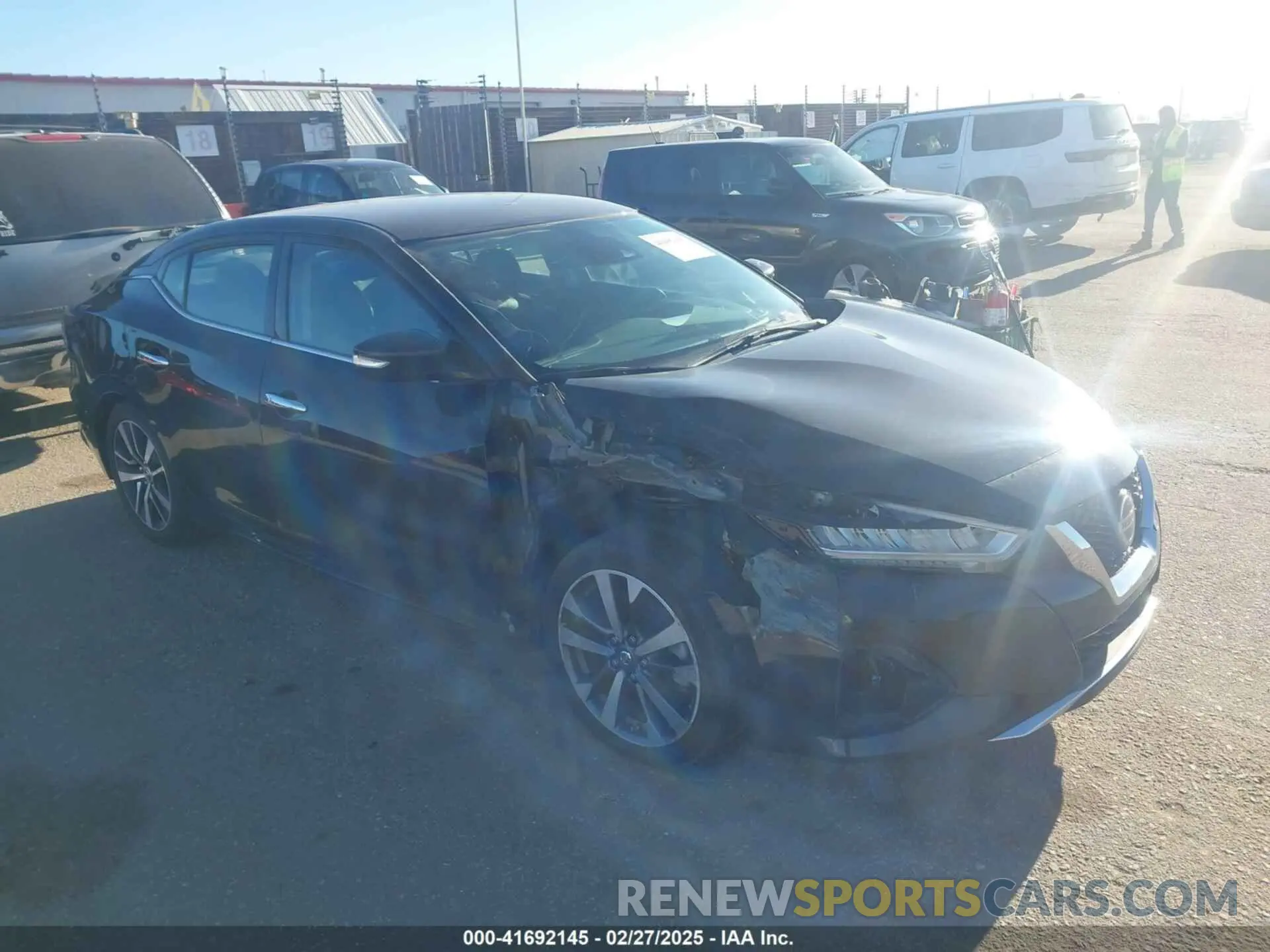 1 Photograph of a damaged car 1N4AA6CV0MC512167 NISSAN MAXIMA 2021