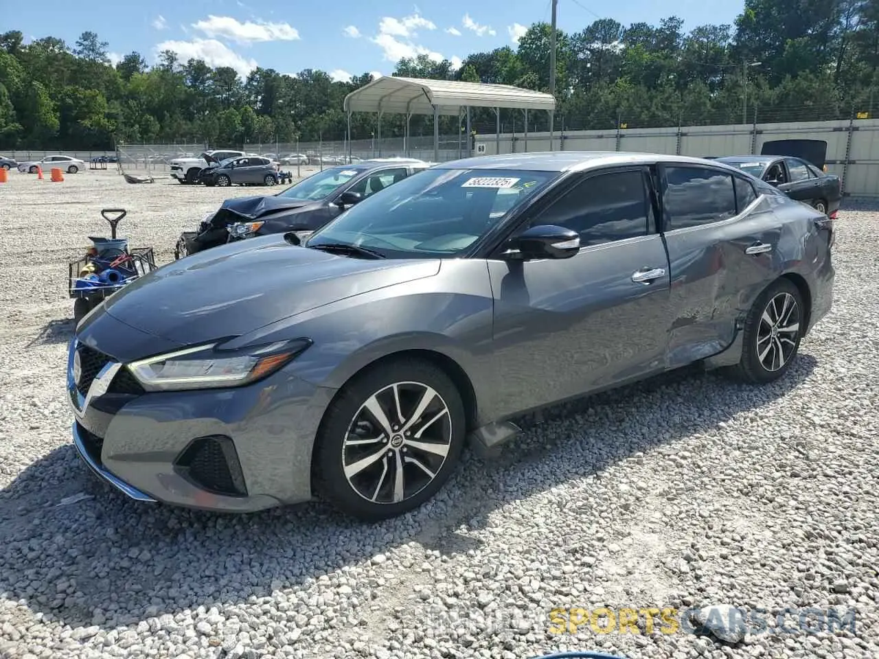1 Photograph of a damaged car 1N4AA6CV1MC511111 NISSAN MAXIMA 2021