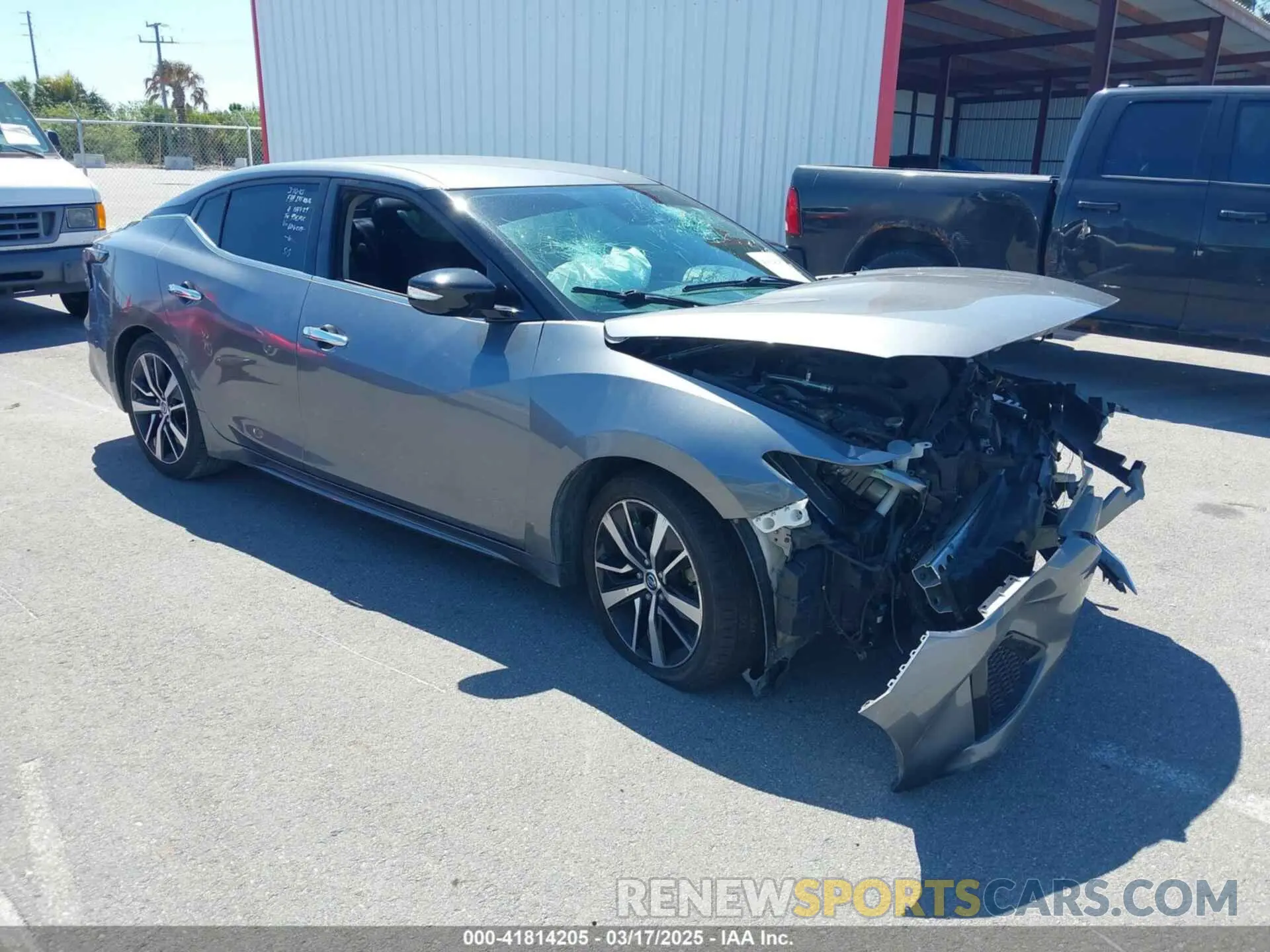 1 Photograph of a damaged car 1N4AA6CV2MC506208 NISSAN MAXIMA 2021