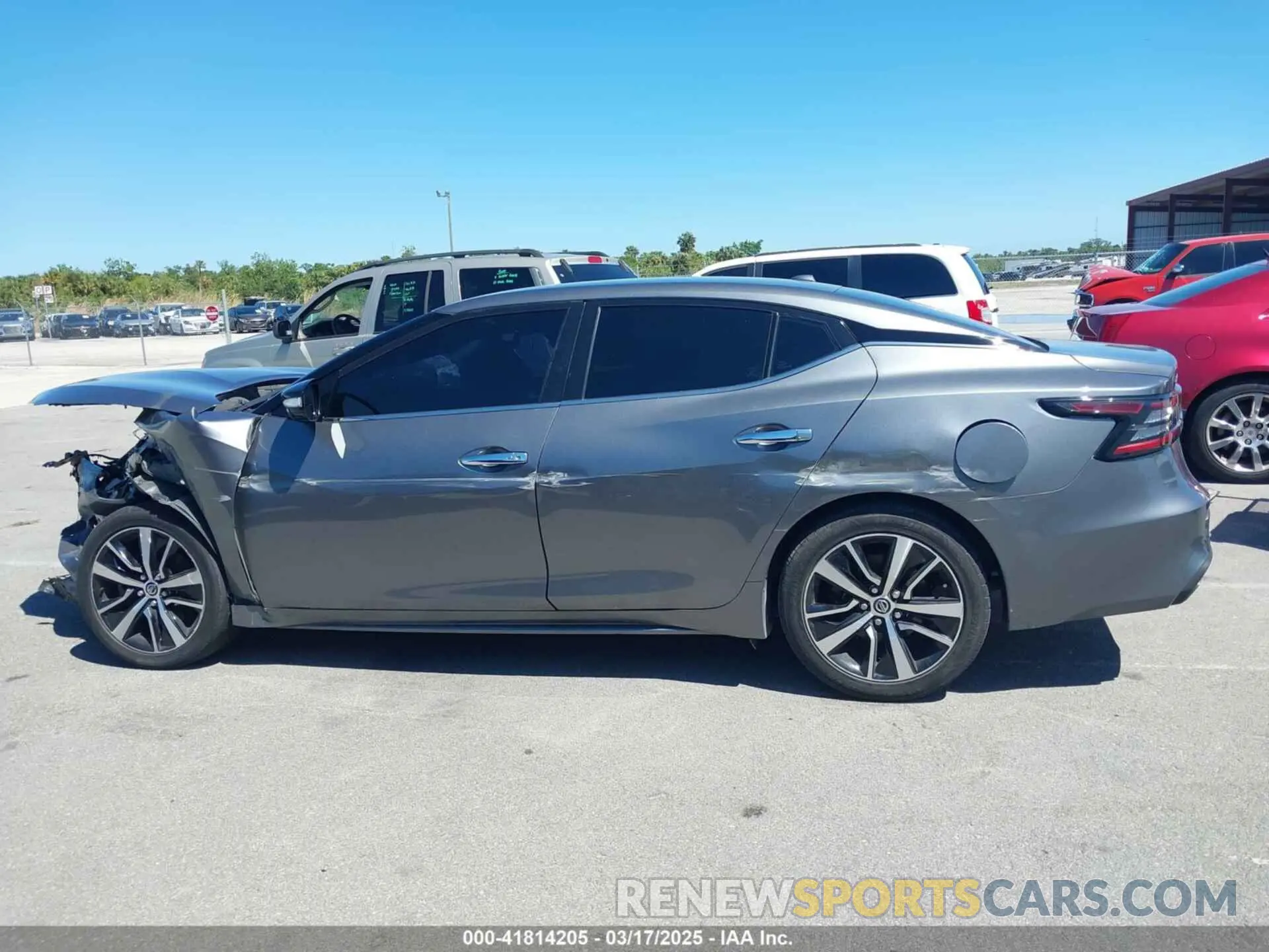 13 Photograph of a damaged car 1N4AA6CV2MC506208 NISSAN MAXIMA 2021