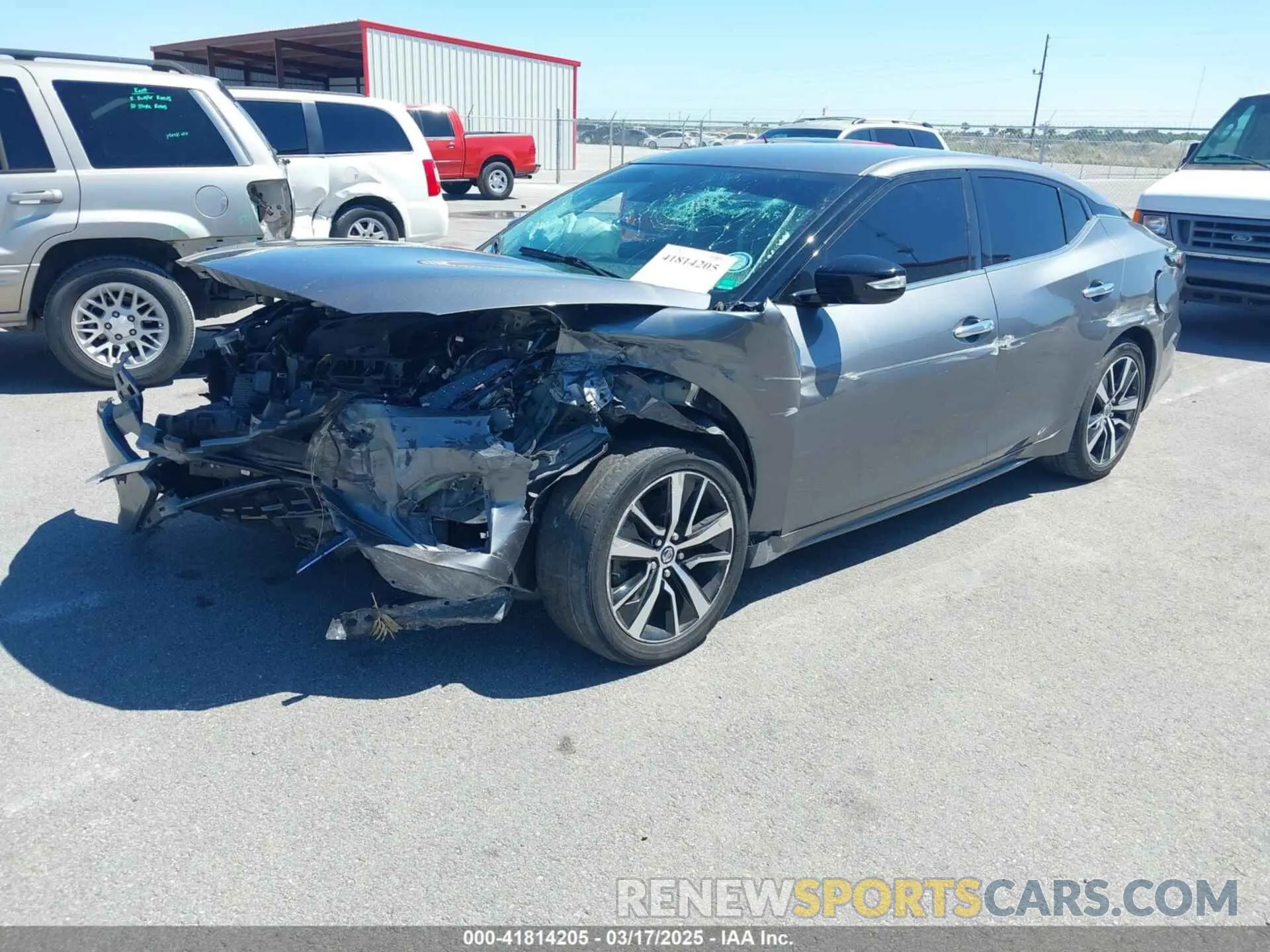 2 Photograph of a damaged car 1N4AA6CV2MC506208 NISSAN MAXIMA 2021