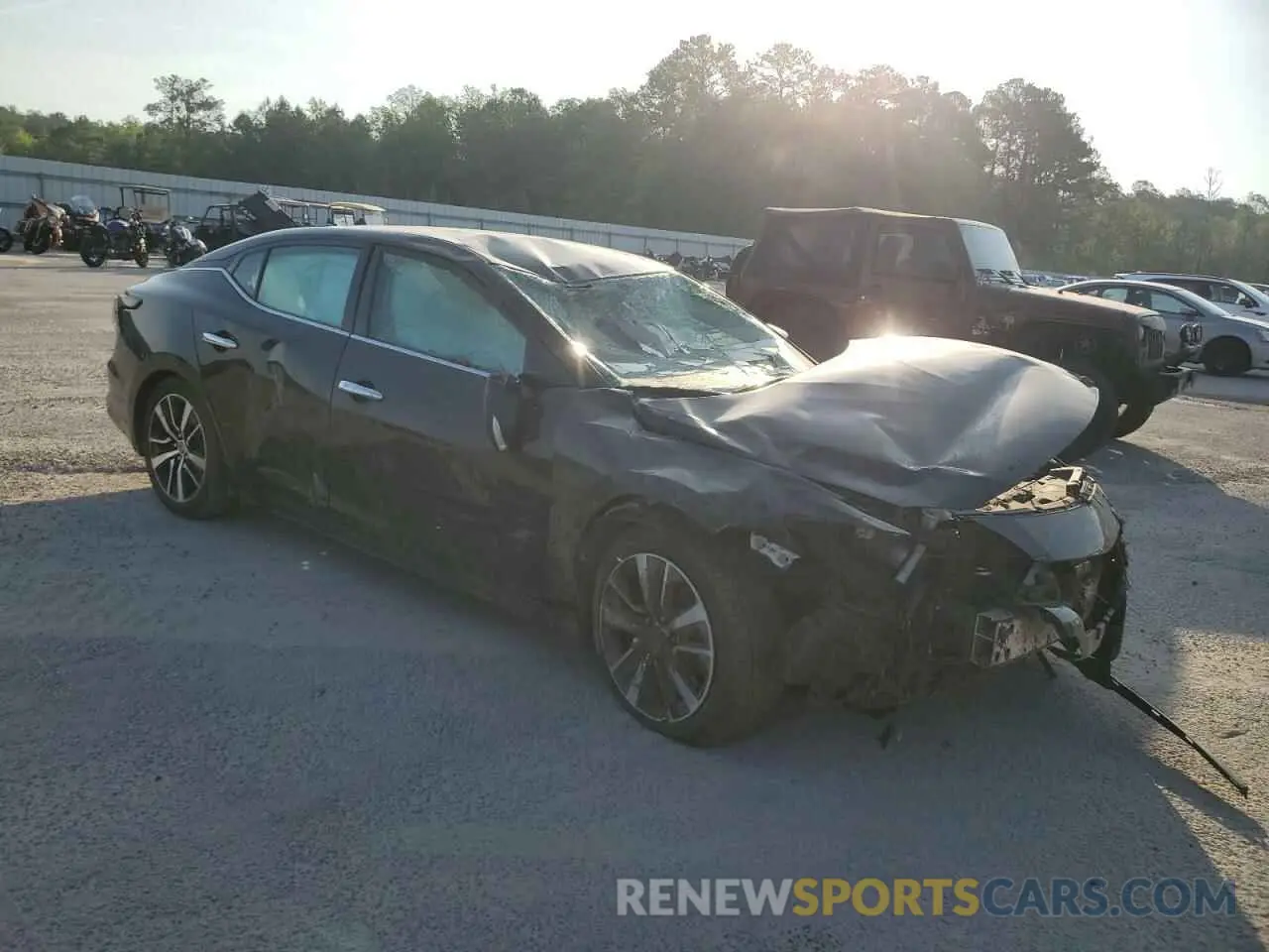 4 Photograph of a damaged car 1N4AA6CV2MC513076 NISSAN MAXIMA 2021
