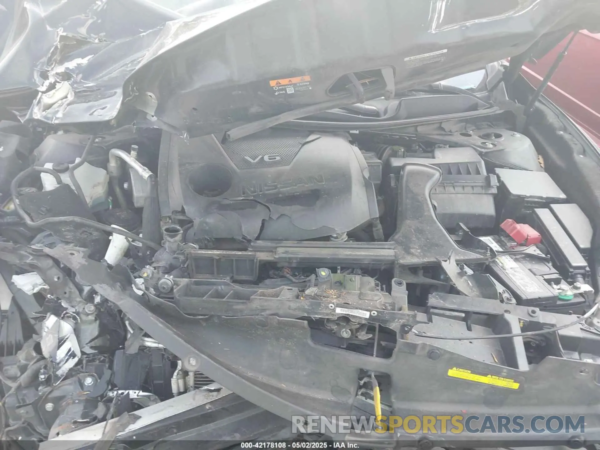 10 Photograph of a damaged car 1N4AA6CV4MC503424 NISSAN MAXIMA 2021
