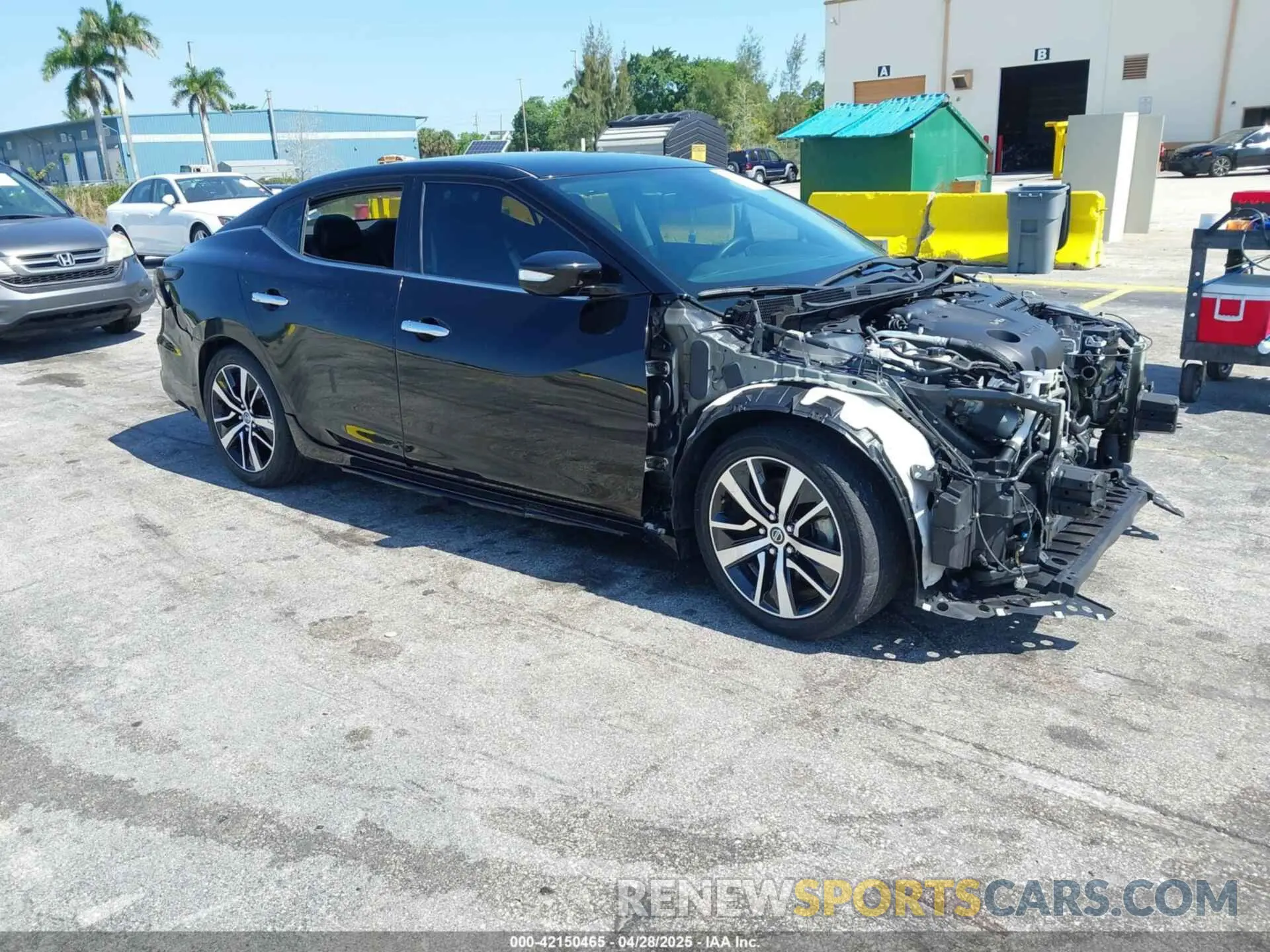 1 Photograph of a damaged car 1N4AA6CV4MC506744 NISSAN MAXIMA 2021