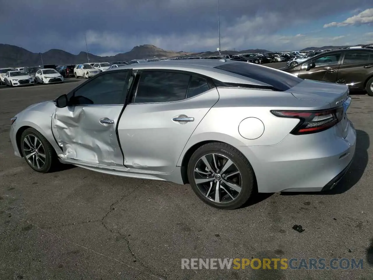 2 Photograph of a damaged car 1N4AA6CV4MC507196 NISSAN MAXIMA 2021