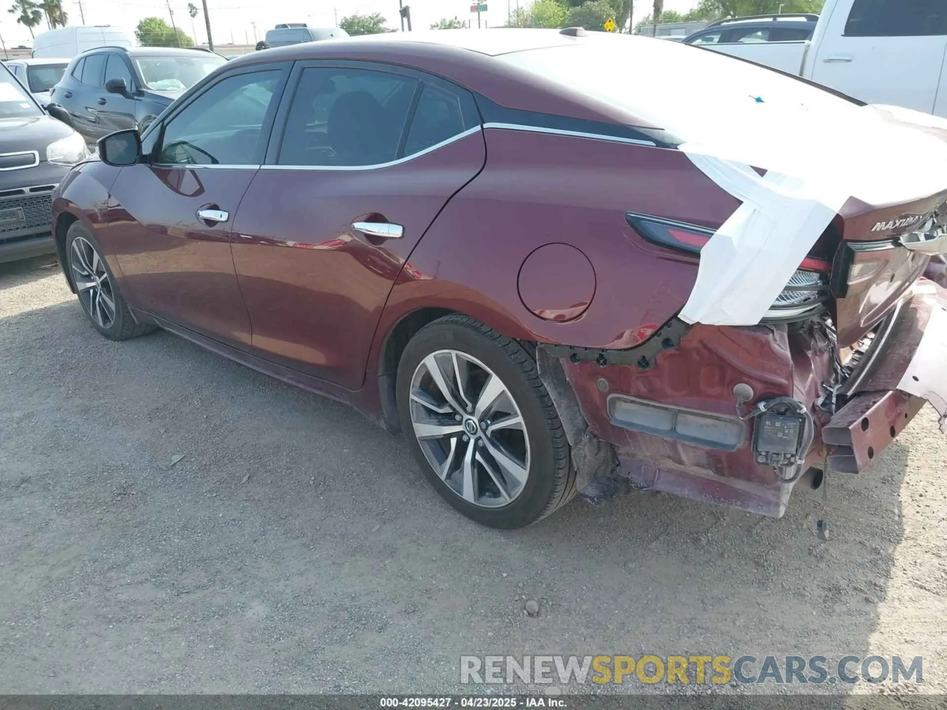 3 Photograph of a damaged car 1N4AA6CV5MC516067 NISSAN MAXIMA 2021