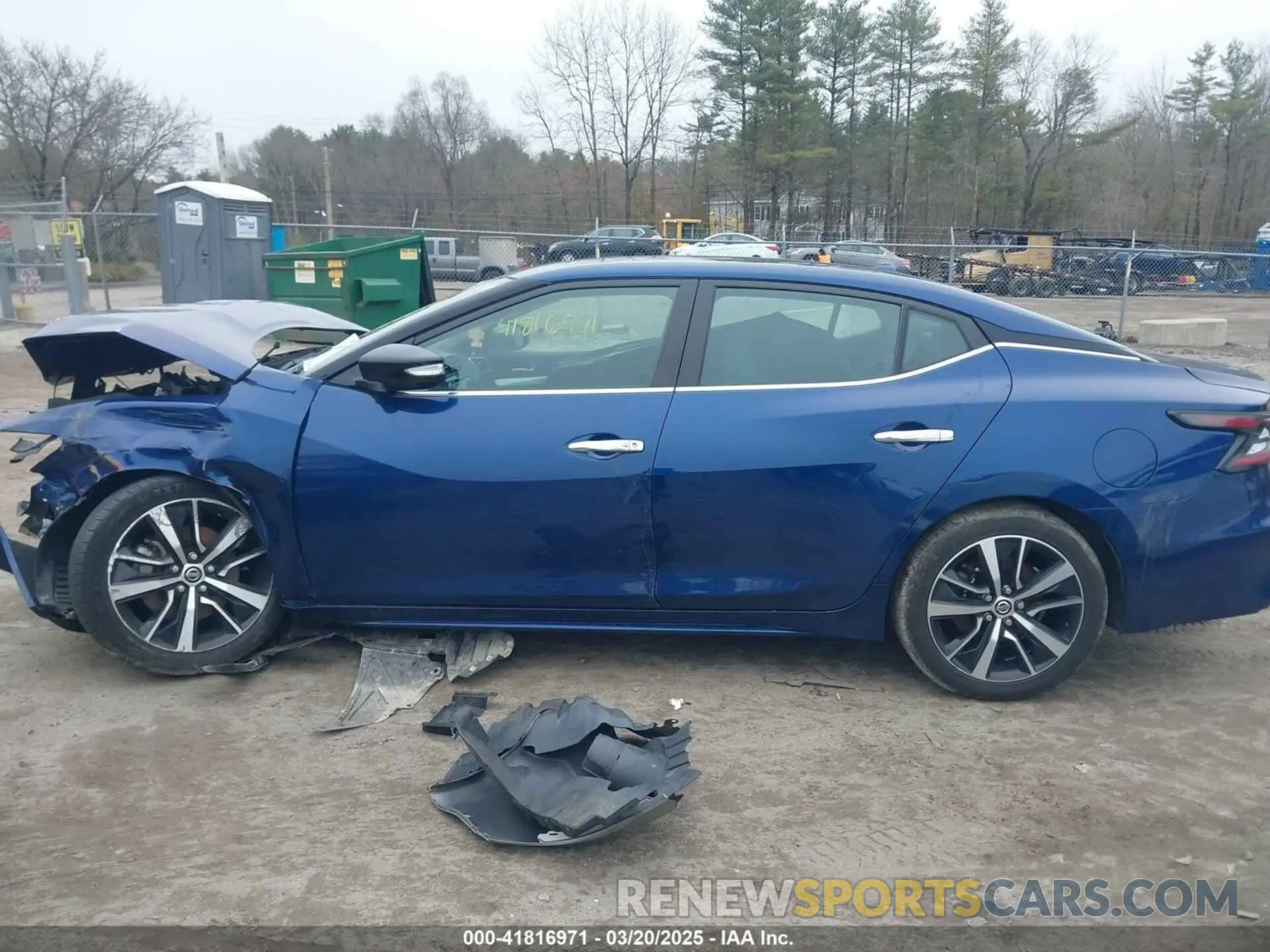 13 Photograph of a damaged car 1N4AA6CV6MC507605 NISSAN MAXIMA 2021