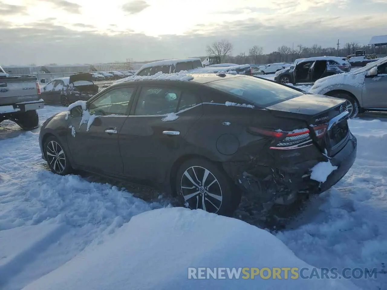 2 Photograph of a damaged car 1N4AA6CV6MC512190 NISSAN MAXIMA 2021