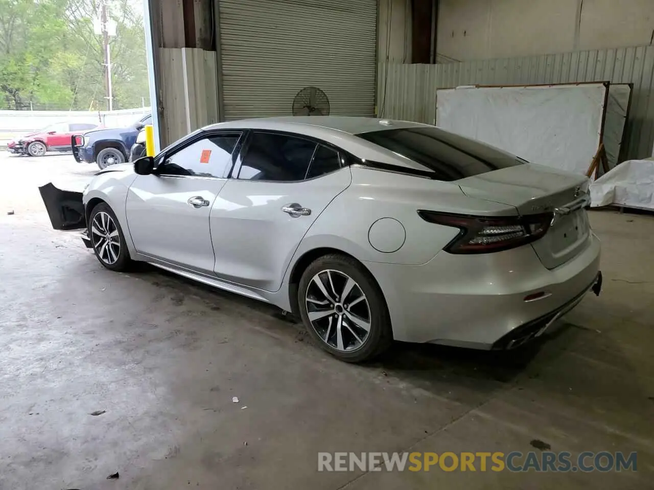 2 Photograph of a damaged car 1N4AA6CV6MC514019 NISSAN MAXIMA 2021