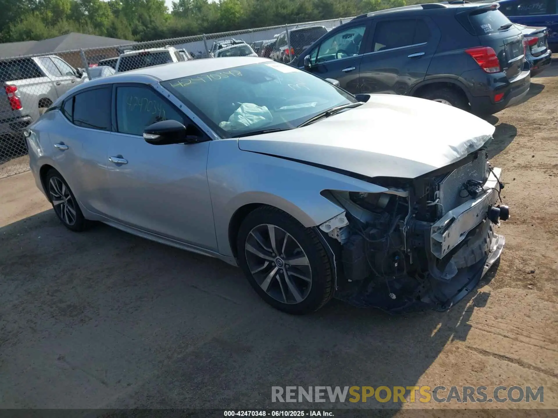 1 Photograph of a damaged car 1N4AA6CV7MC513624 NISSAN MAXIMA 2021