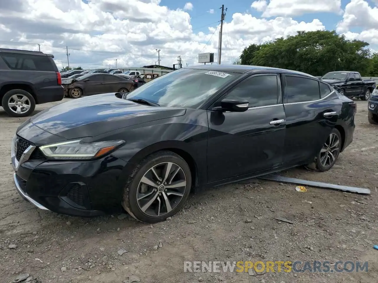 1 Photograph of a damaged car 1N4AA6CV8MC506052 NISSAN MAXIMA 2021