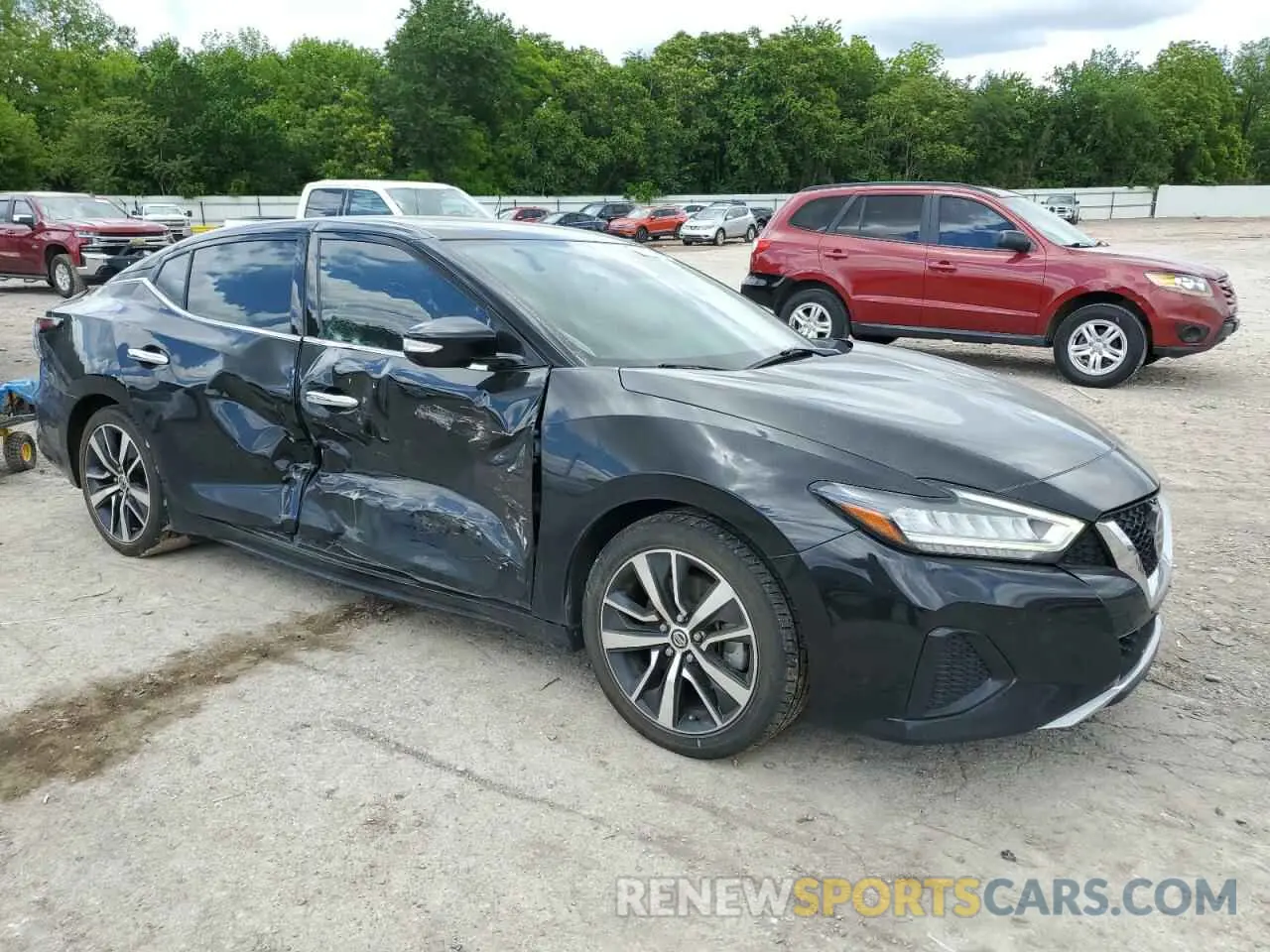 4 Photograph of a damaged car 1N4AA6CV8MC506052 NISSAN MAXIMA 2021