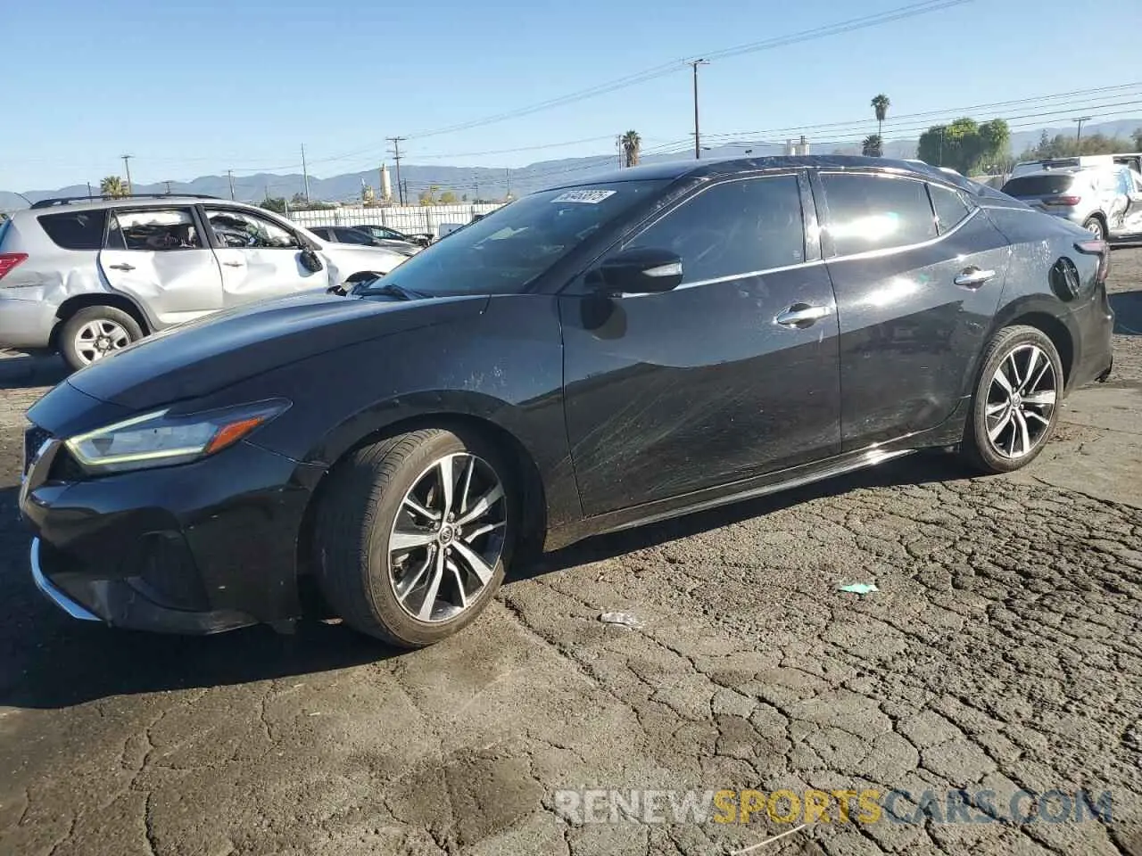 1 Photograph of a damaged car 1N4AA6CVXMC508370 NISSAN MAXIMA 2021