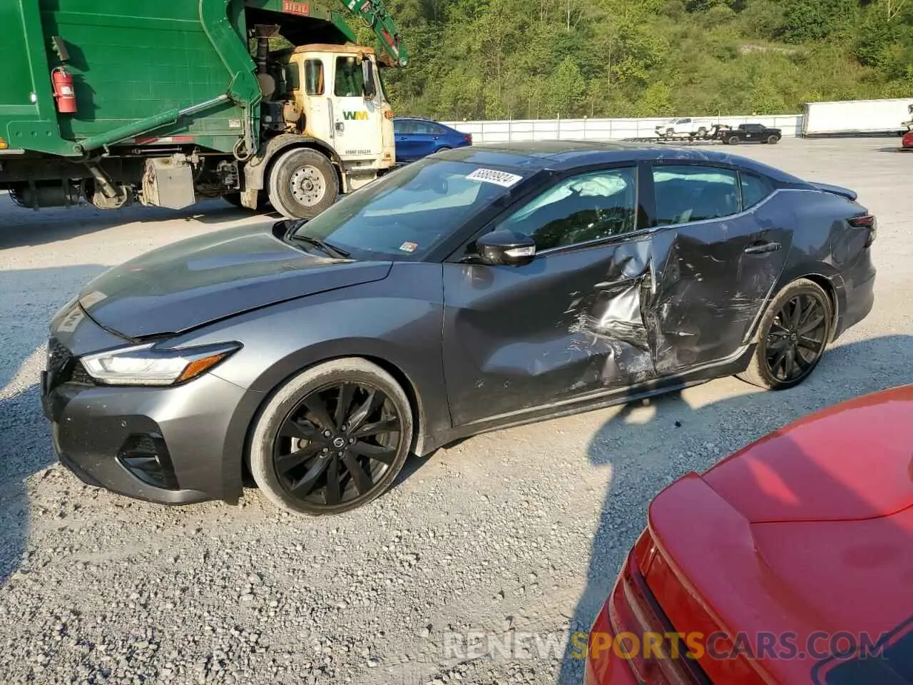 1 Photograph of a damaged car 1N4AA6EV7MC515984 NISSAN MAXIMA 2021