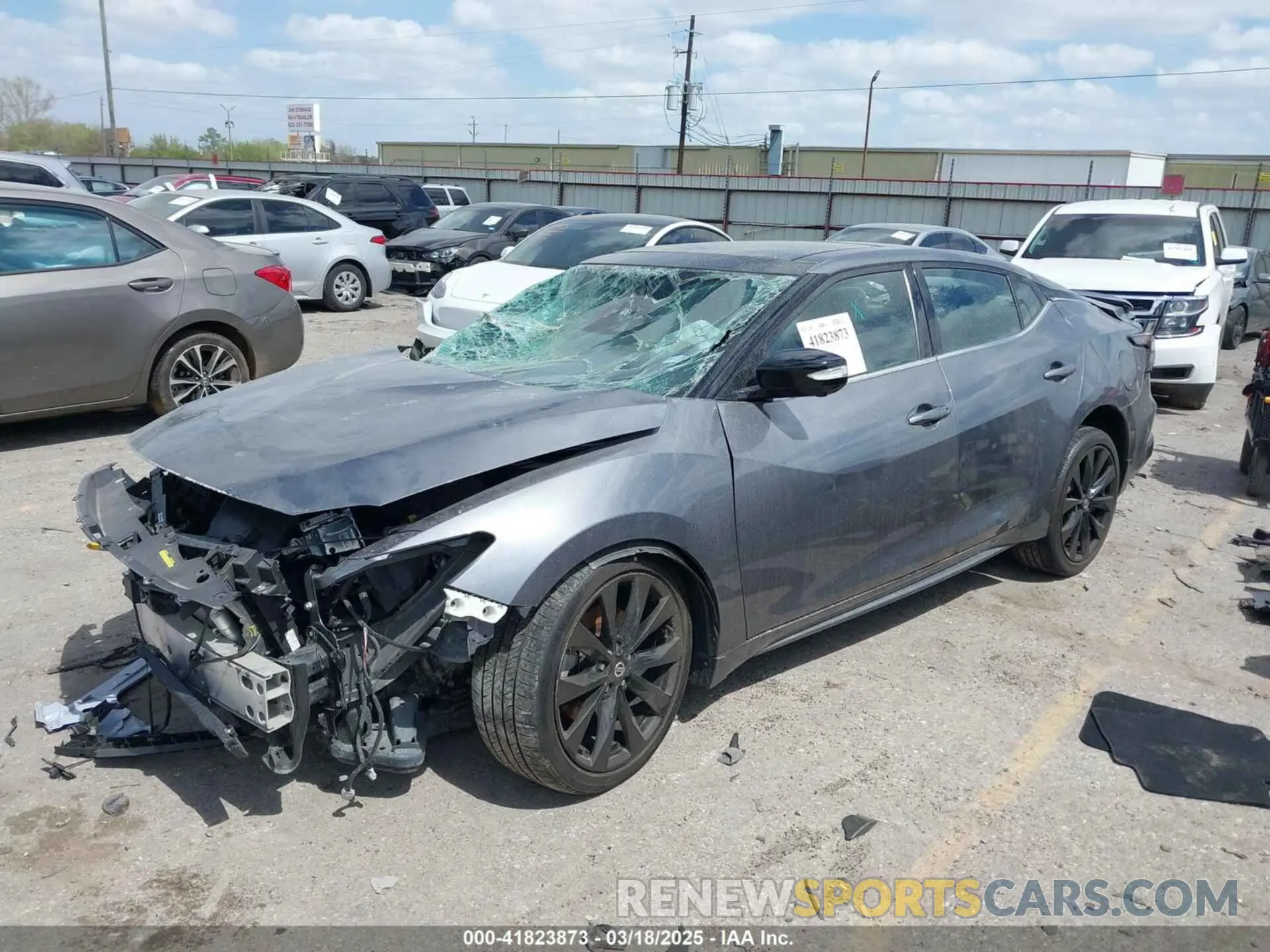 2 Photograph of a damaged car 1N4AA6EV8MC512558 NISSAN MAXIMA 2021