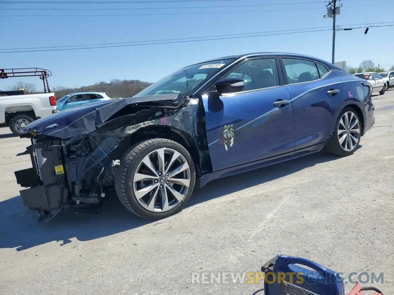 1 Photograph of a damaged car 1N4AA6FV2MC509668 NISSAN MAXIMA 2021