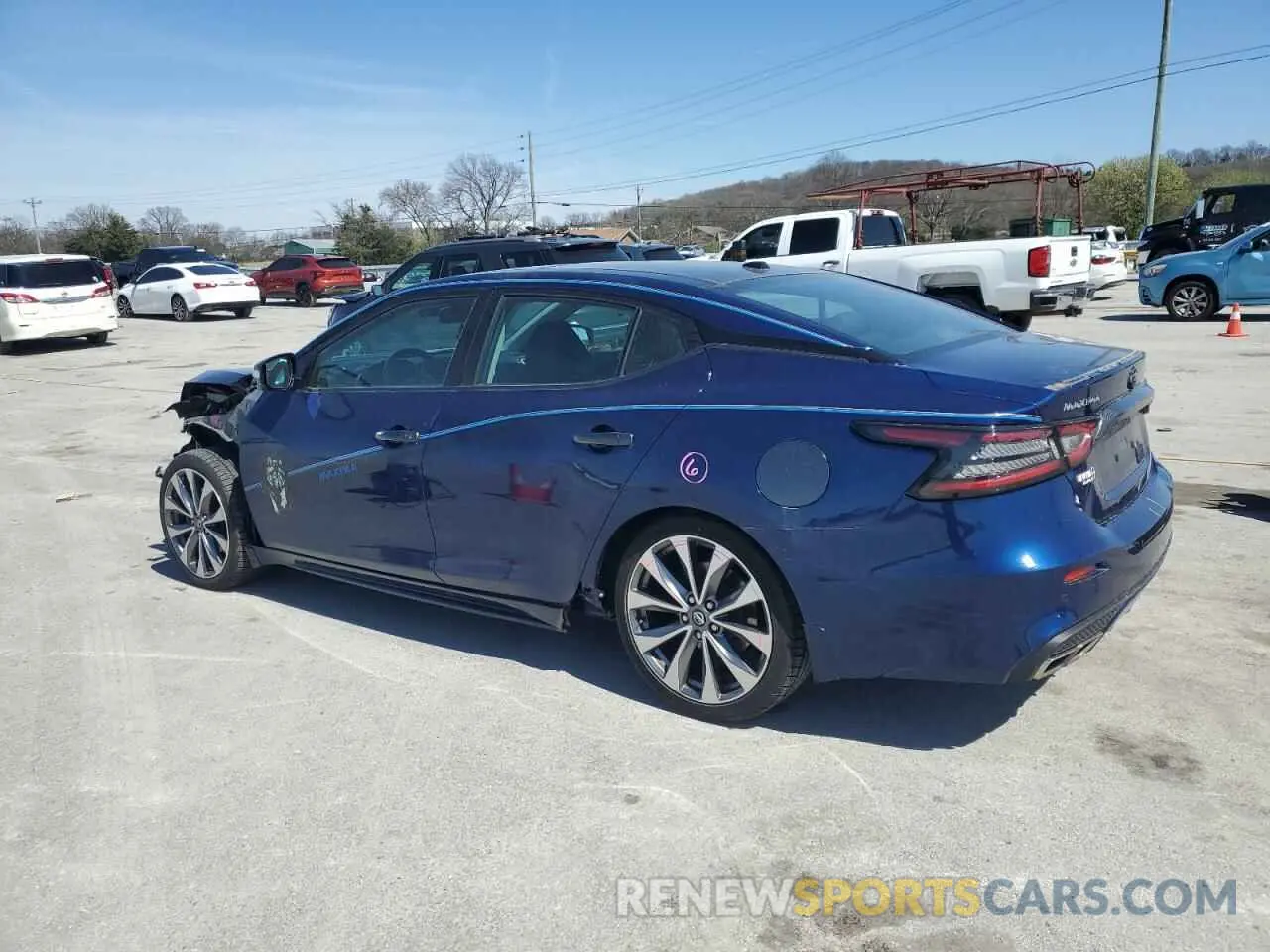 2 Photograph of a damaged car 1N4AA6FV2MC509668 NISSAN MAXIMA 2021