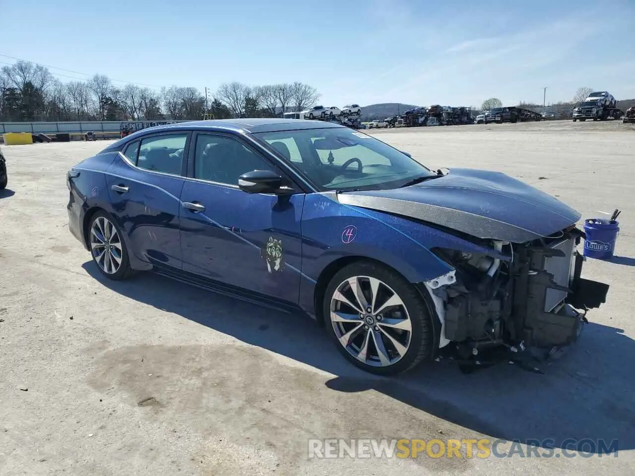 4 Photograph of a damaged car 1N4AA6FV2MC509668 NISSAN MAXIMA 2021